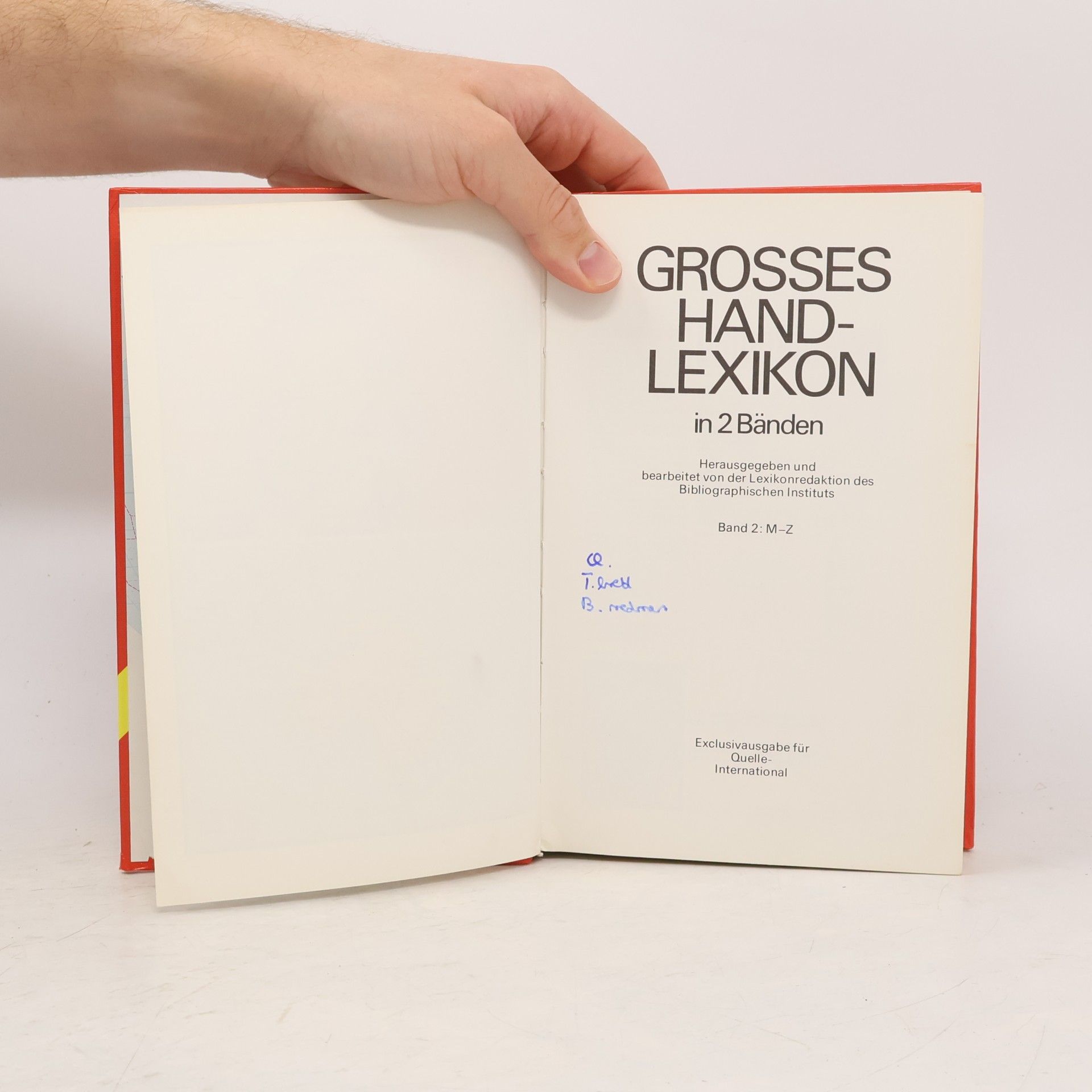 Autorenkollektiv Grosses Handlexikon in 2 Bänden 2. M-Z