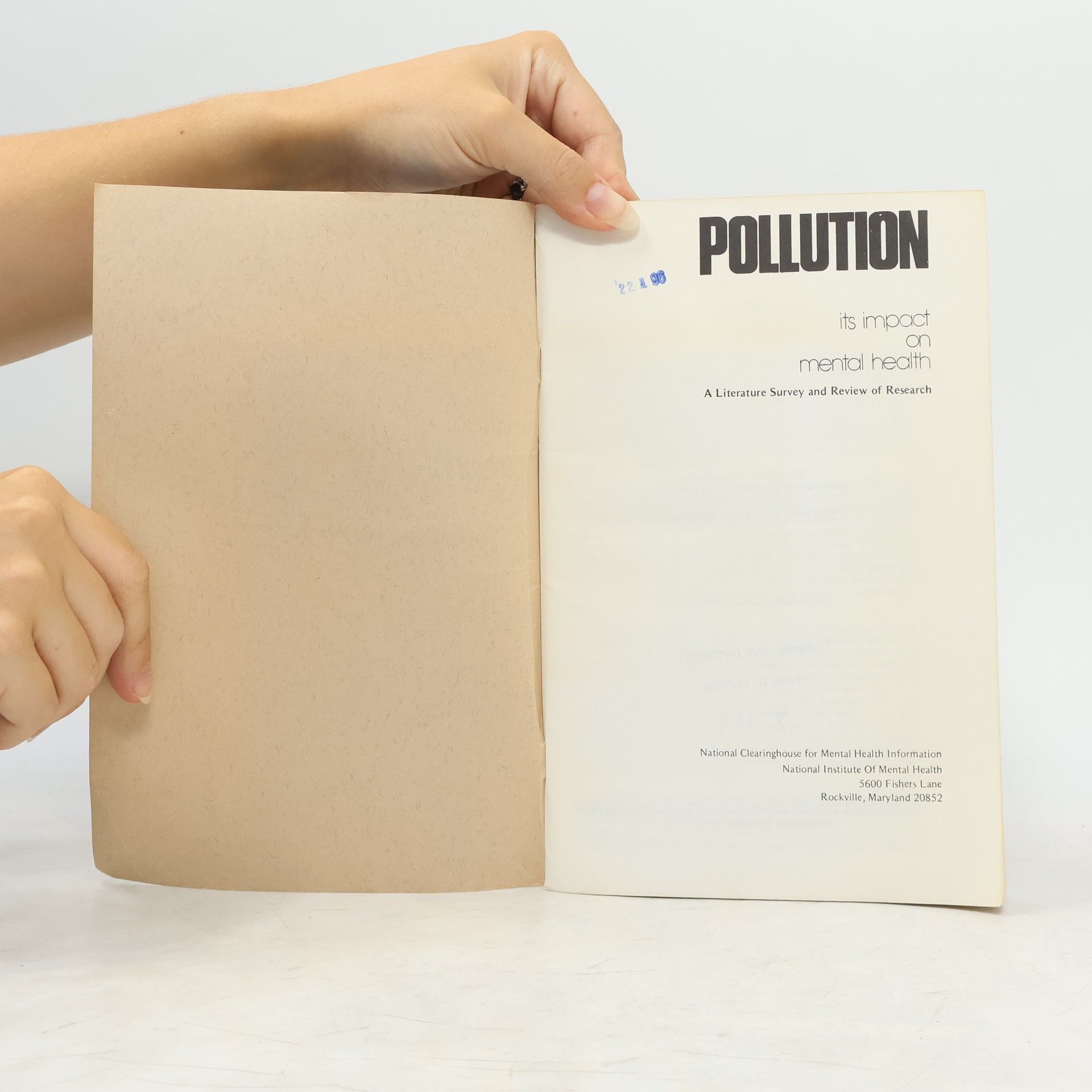 Various authors Pollution: Its Impact on Mental Health (A Literature Survey and Review of Research)