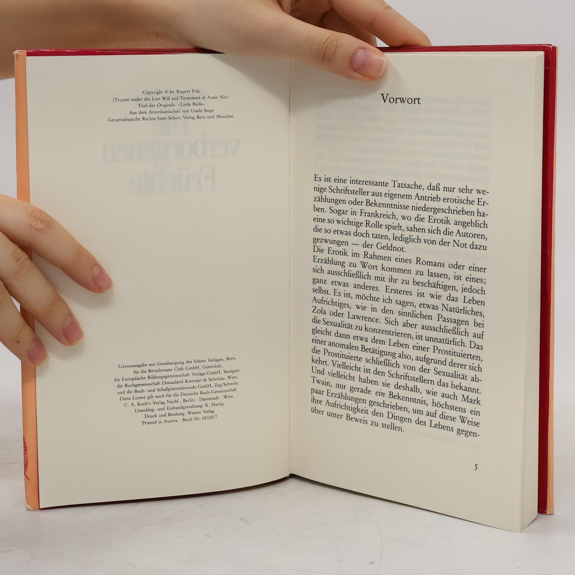 Anaïs Nin Die verborgenen Früchte