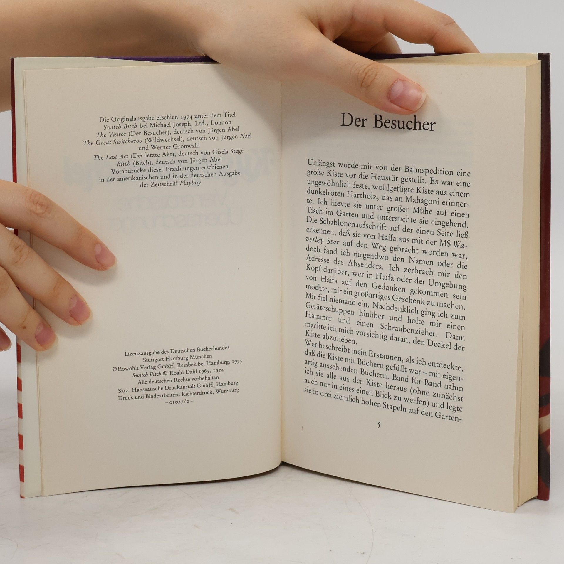 Roald Dahl Kuschelmuschel