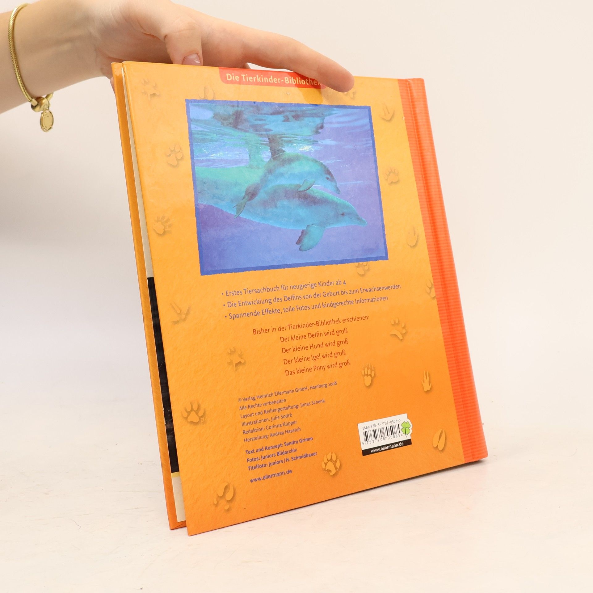 Sandra Grimm Die Tierkinder-Bibliothek - 1: Der kleine Delfin wird groß