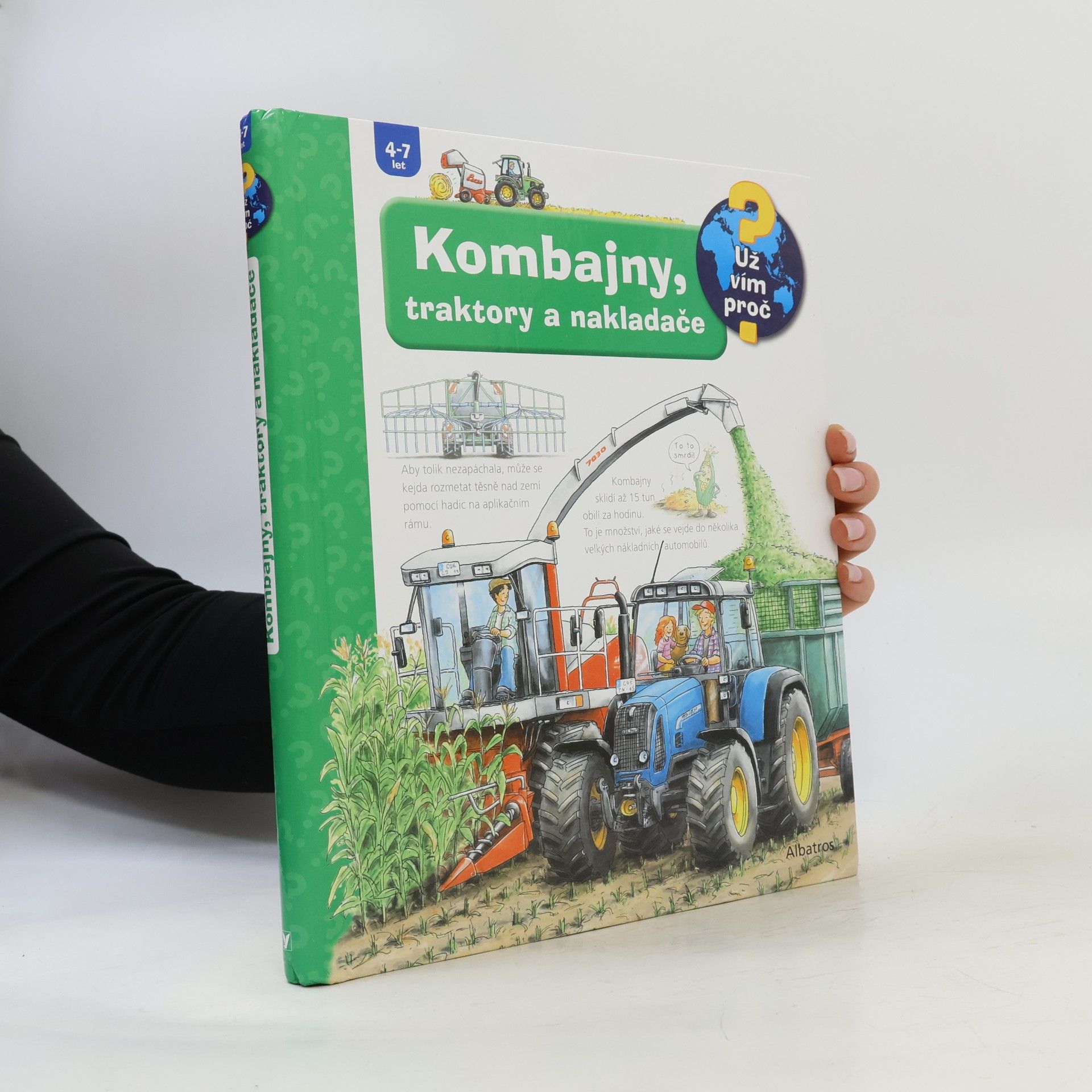 Kombajny, traktory a nakladače