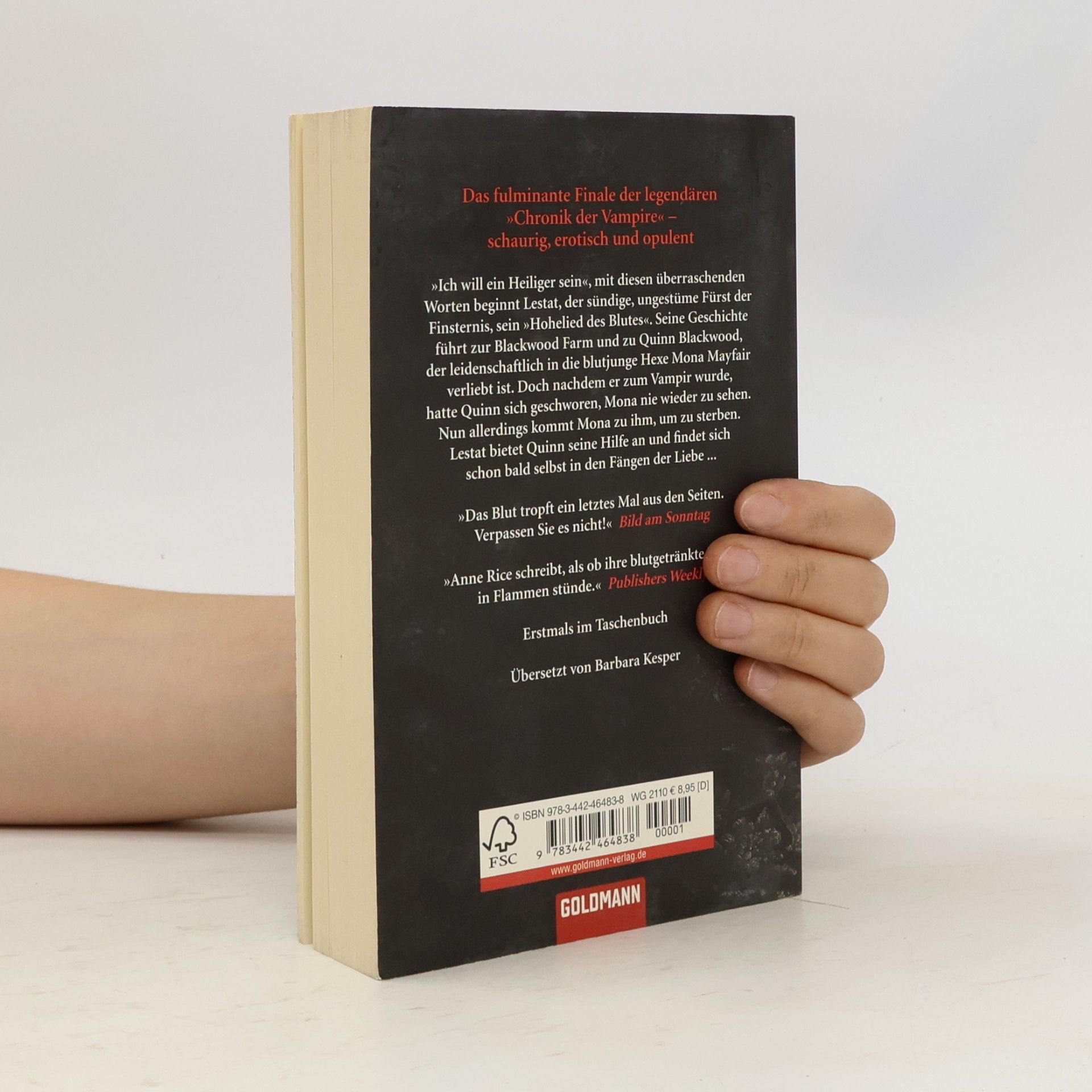 Anne Rice Hohelied des Blutes