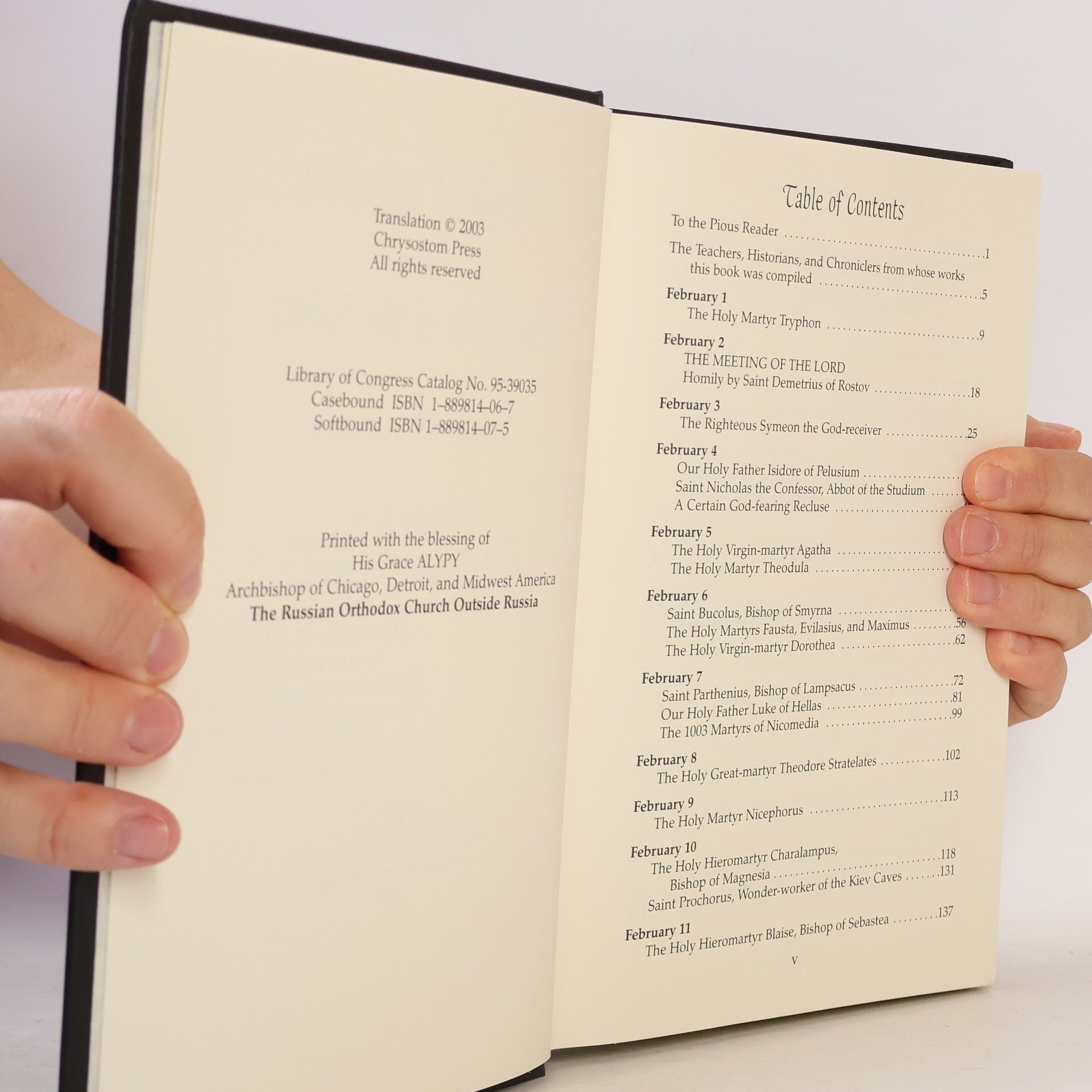 Various authors The Great Collection of the Lives of the Saints, vol. 6