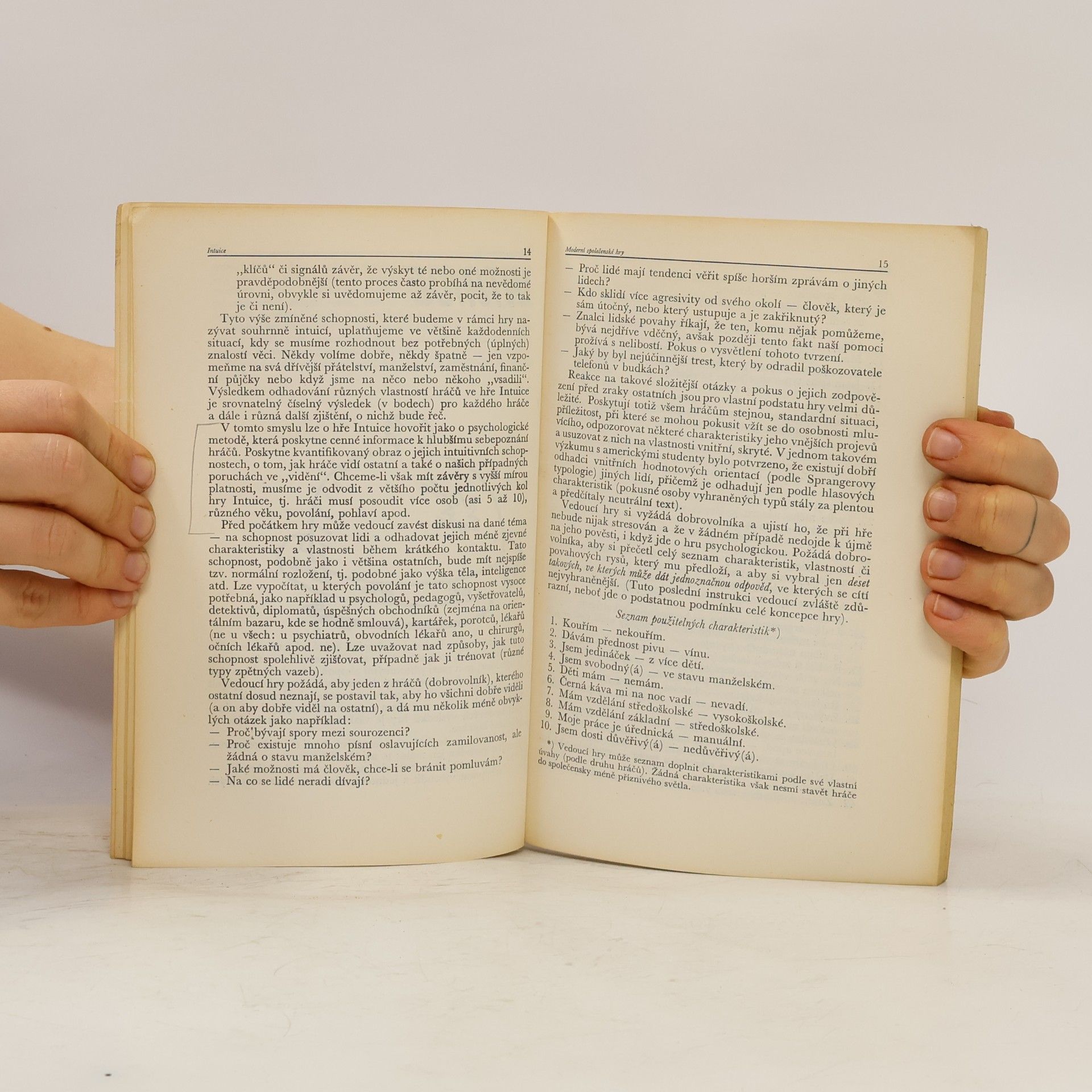Eduard Bakalář Moderní společenské hry s psychologickou tematikou