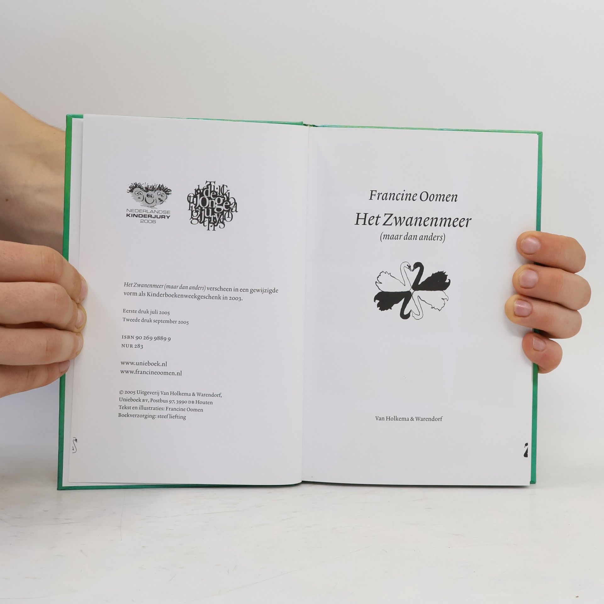 Francine Oomen Het Zwanenmeer (maar dan anders)