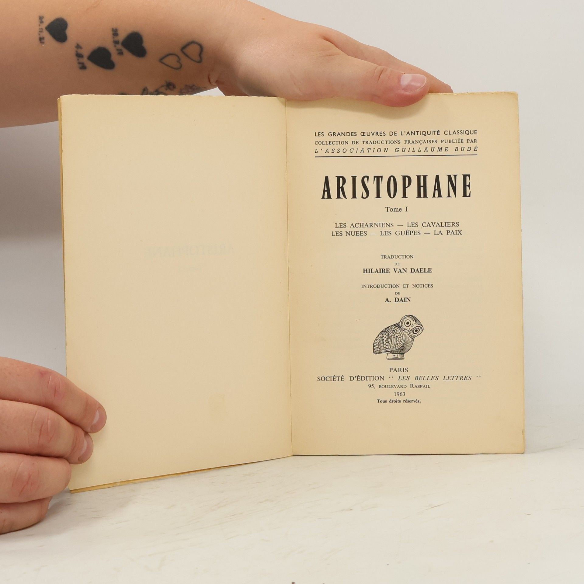 Aristophanes Comedies I.