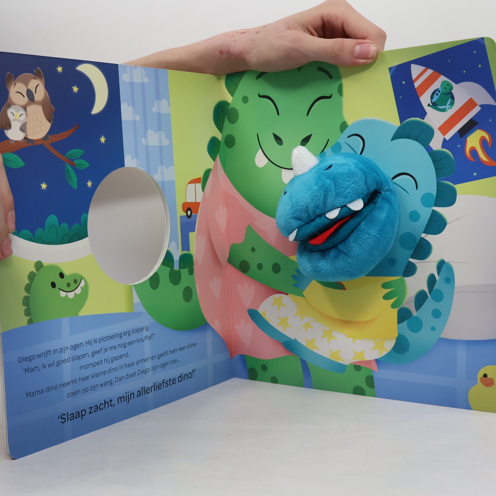 Mijn beestige bedtijd: Dino's slapen niet!