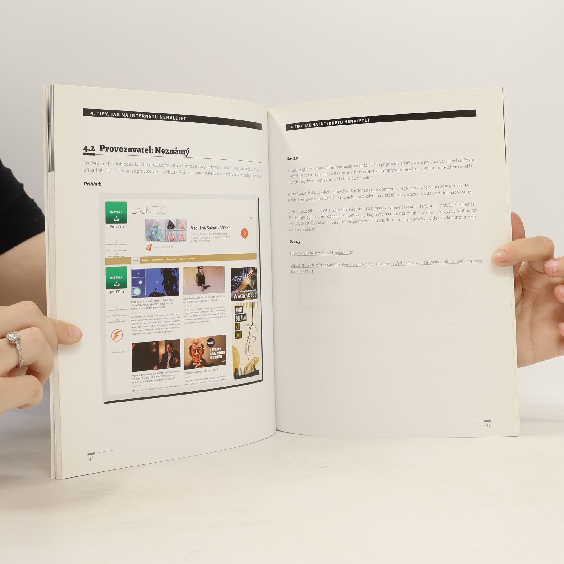 kolektiv Na pravdě záleží : týdny mediálního vzdělávání : materiály pro vyučující