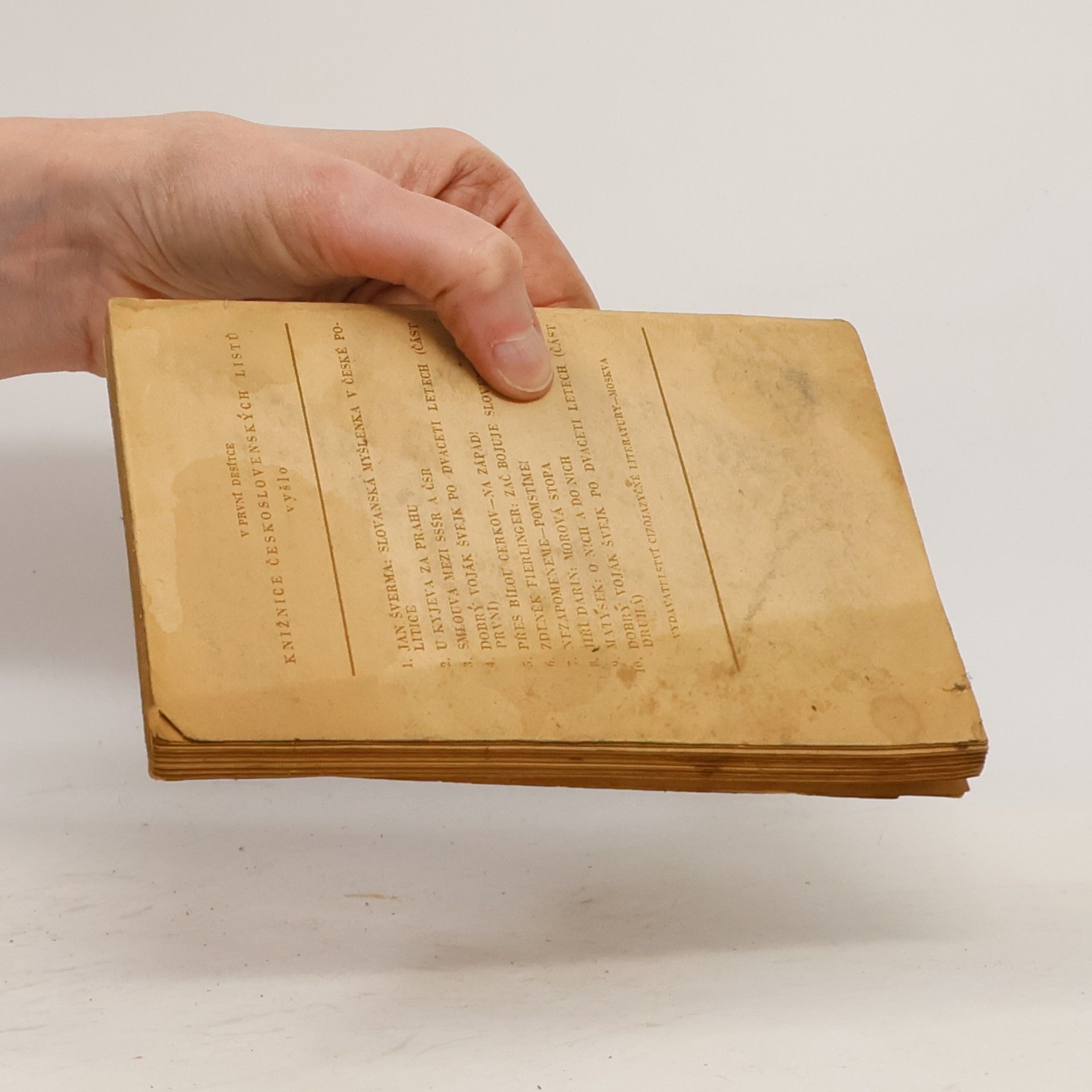 Various authors Dobrý voják Švejk po dvaceti letech