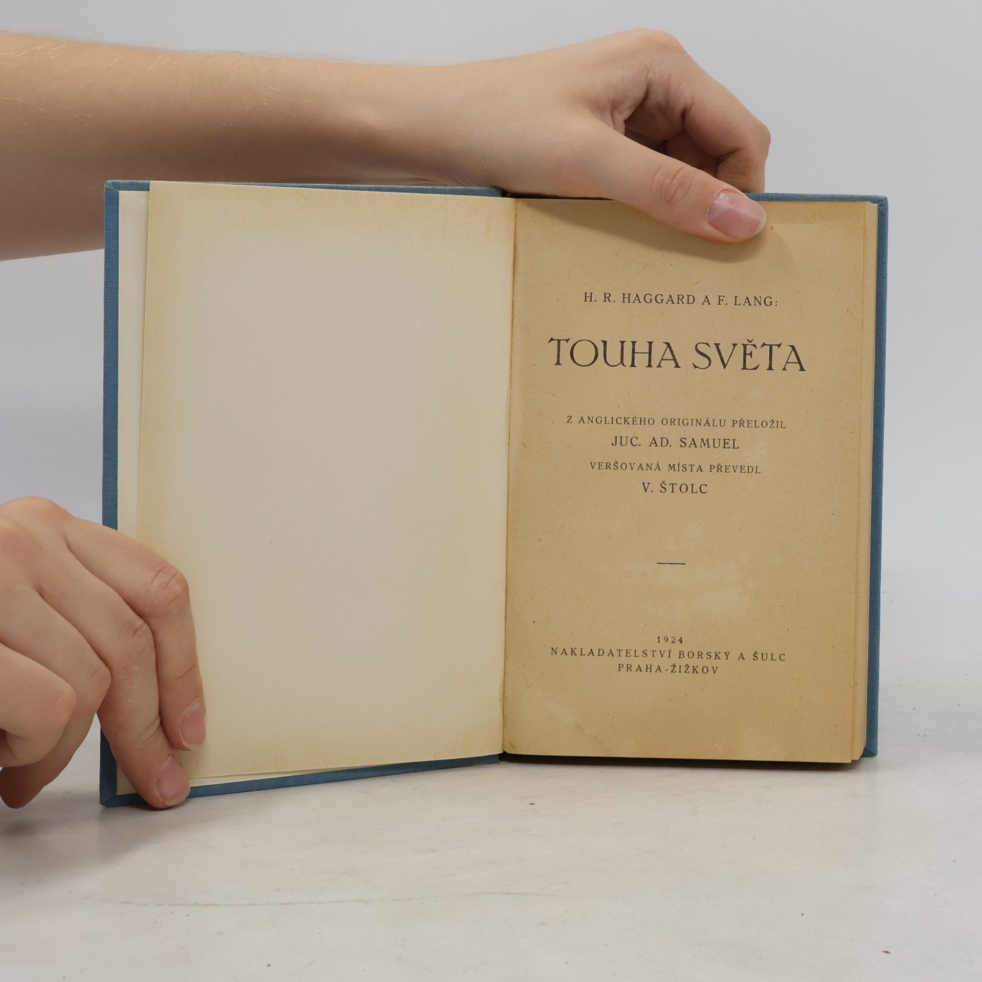 H. Rider Haggard Touha světa