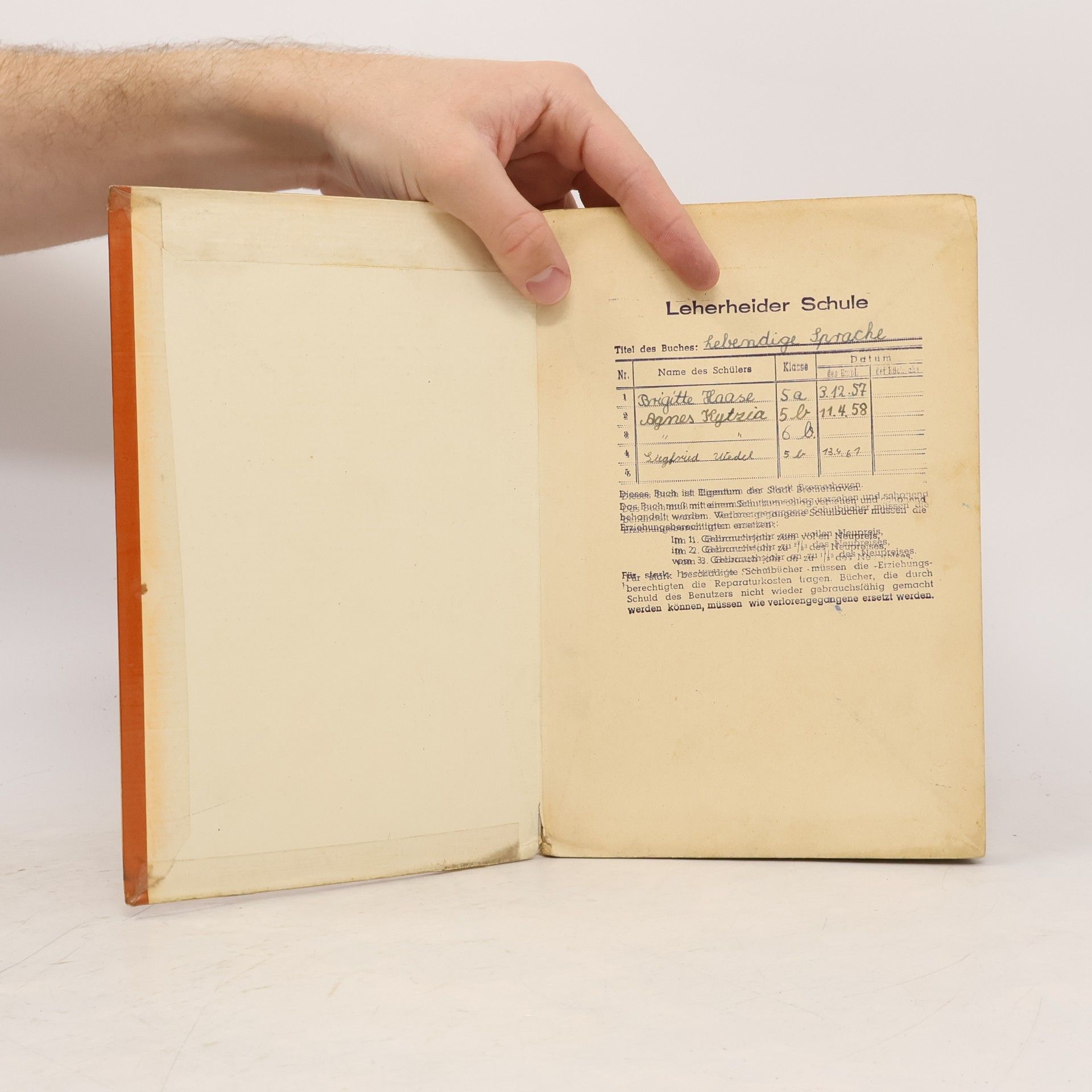 Hans Schorer Lebendige Sprache