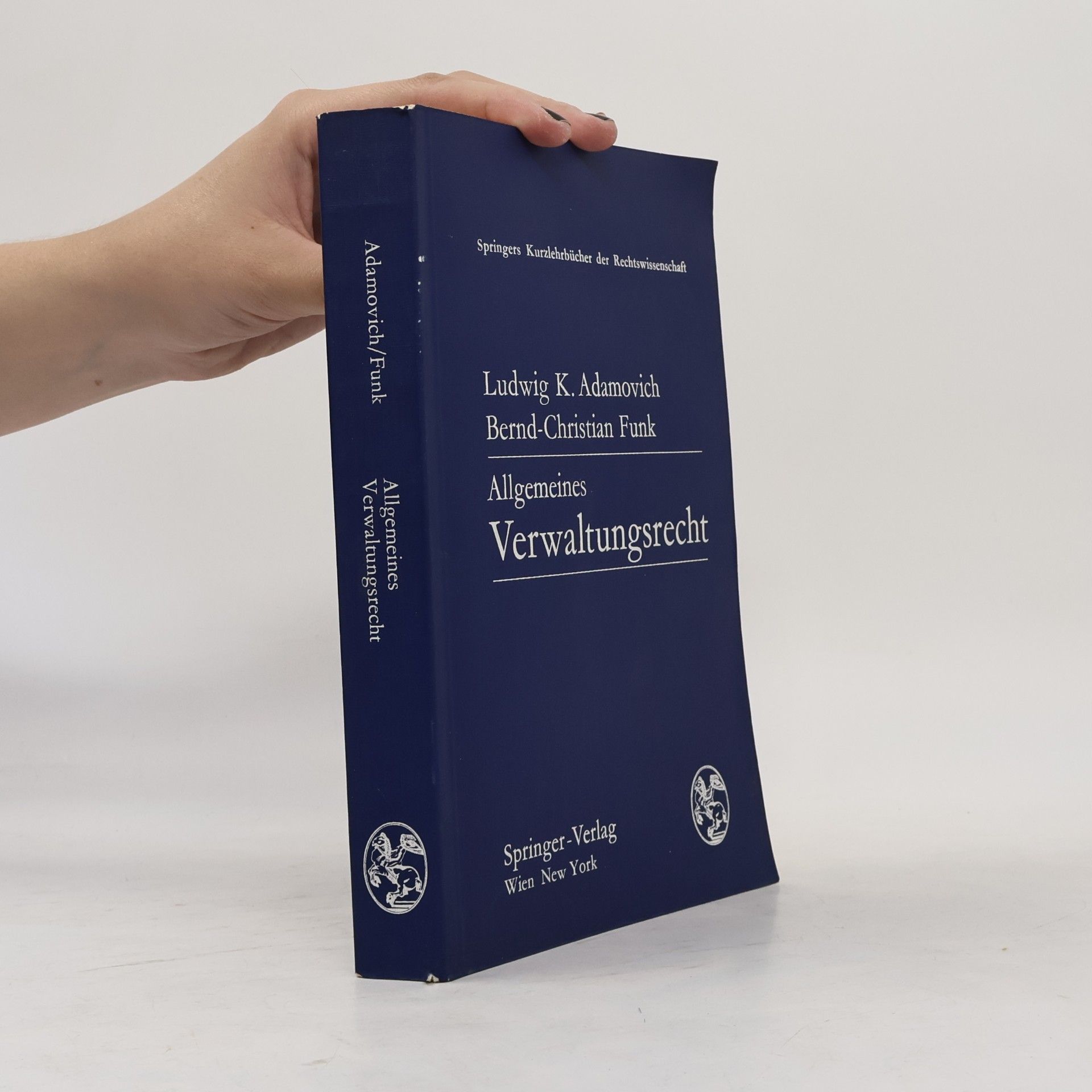Ludwig Adamovich Allgemeines Verwaltungsrecht