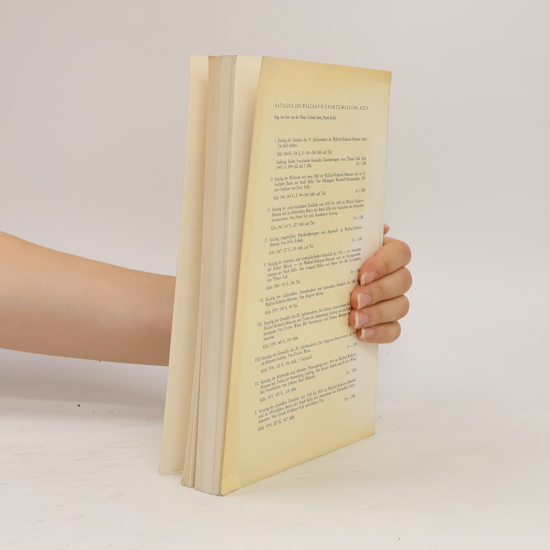 Evelyn Weiss Katalog der Gemälde des 20. Jahrhunderts, die jüngeren Generationen ab 1915 im Museum Ludwig