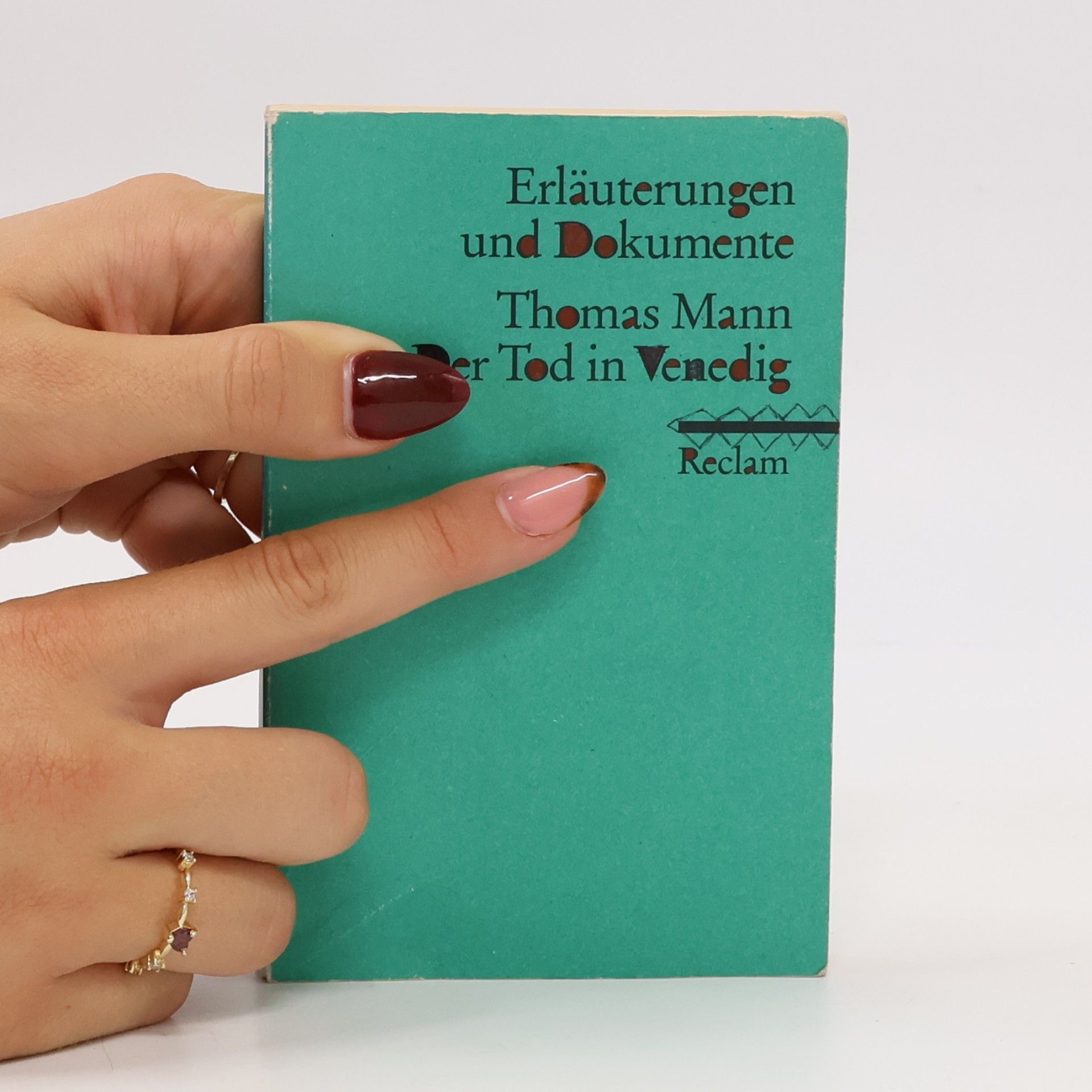 Ehrhard Bahr Thomas Mann, Der Tod in Venedig