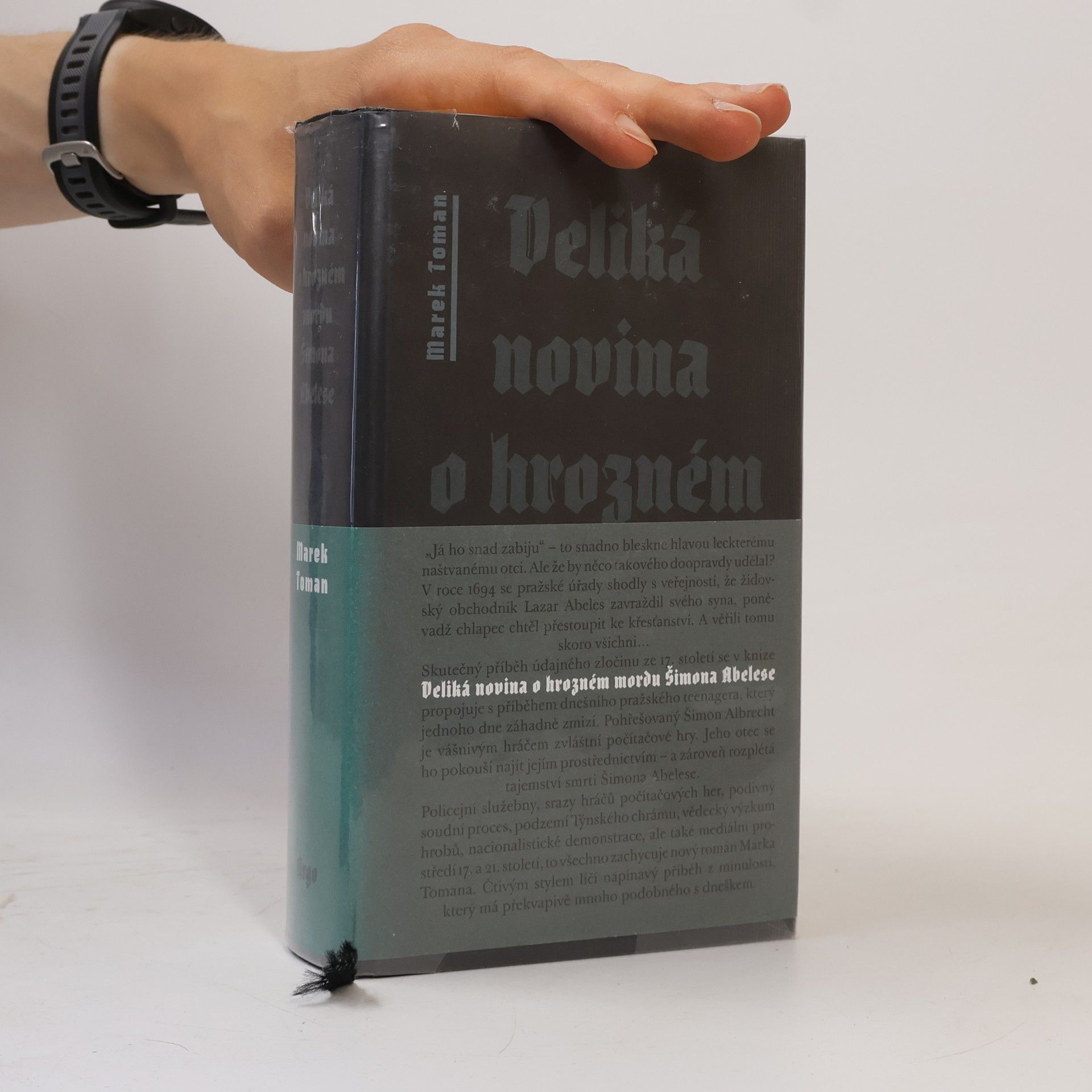 Marek Toman Veliká novina o hrozném mordu Šimona Abelese