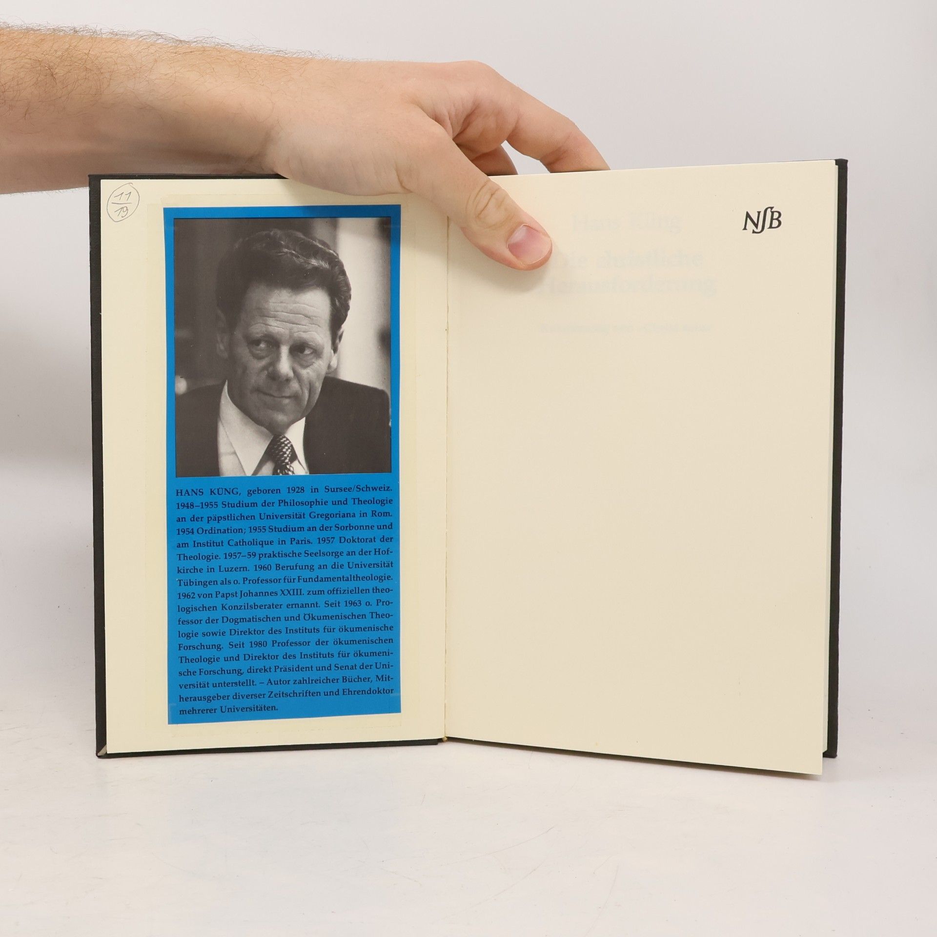 Hans Küng Die christliche Herausforderung