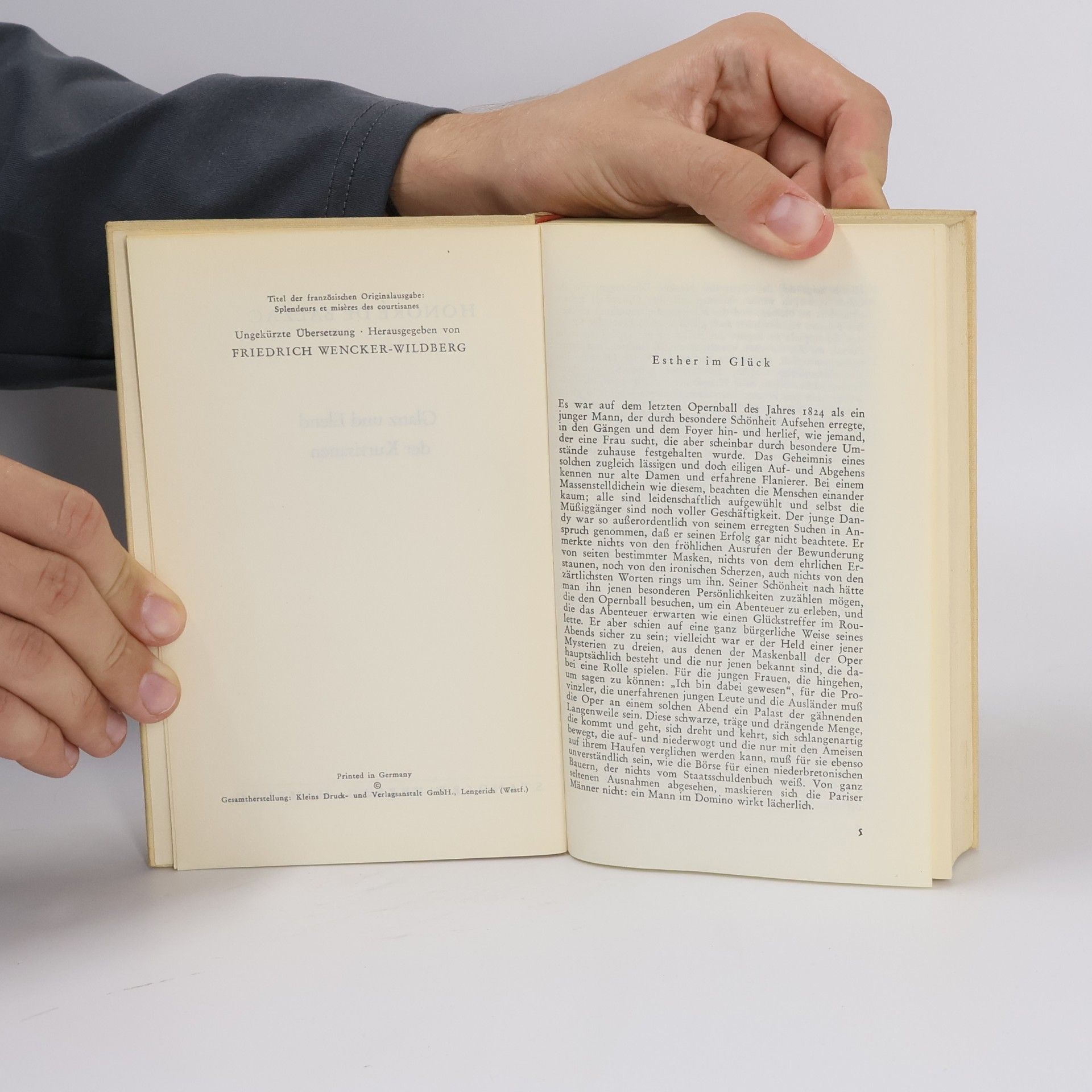 Honoré de Balzac Glanz und Elend der Kurtisanen