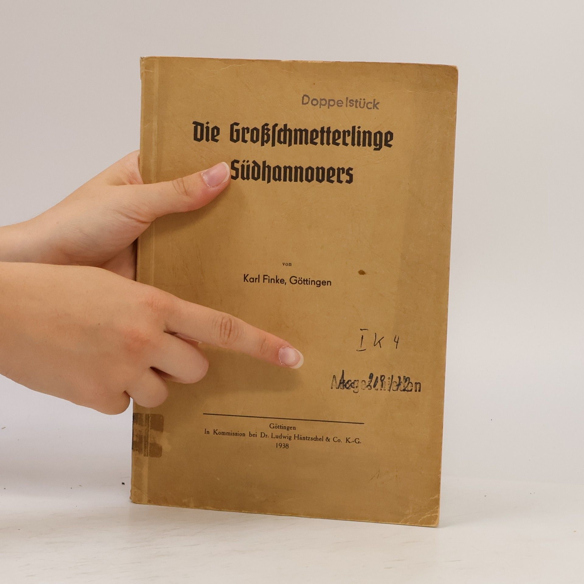 Karl Heinz Finke Die Großschmetterlinge Südhannovers