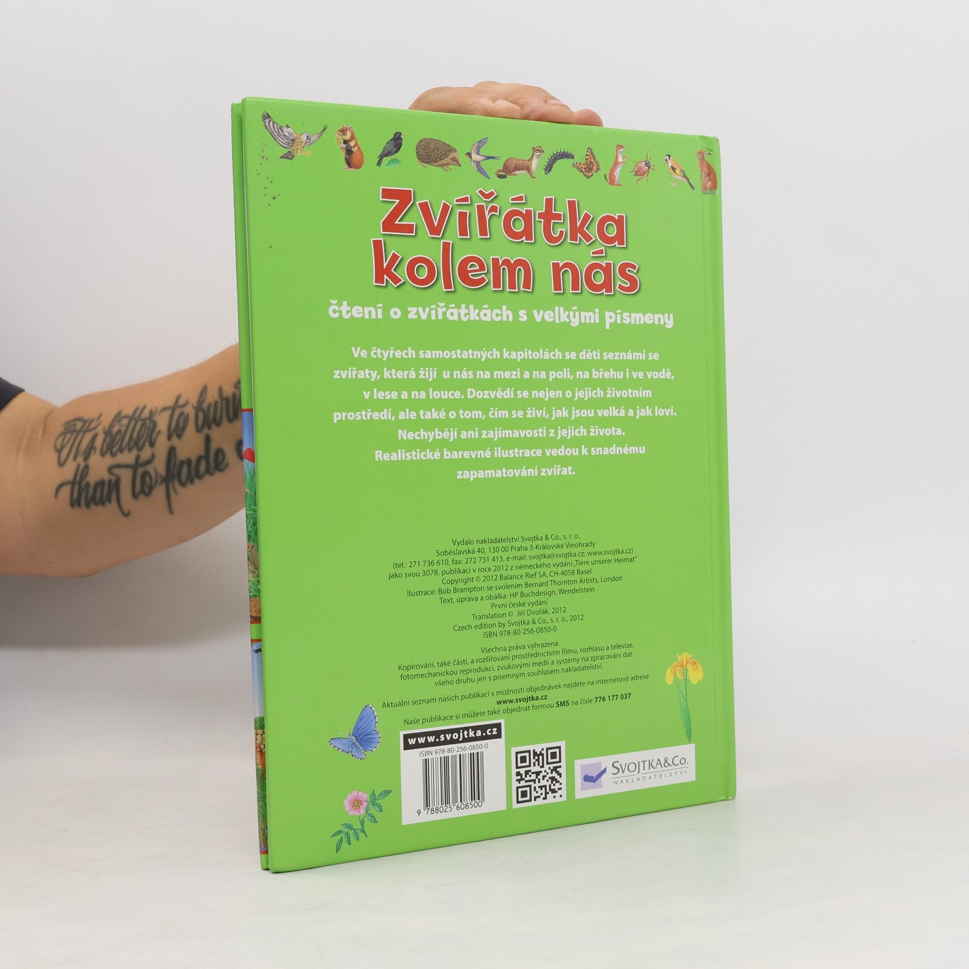 Autores varios Zvířátka kolem nás : čtení o zvířátkách s velkými písmeny
