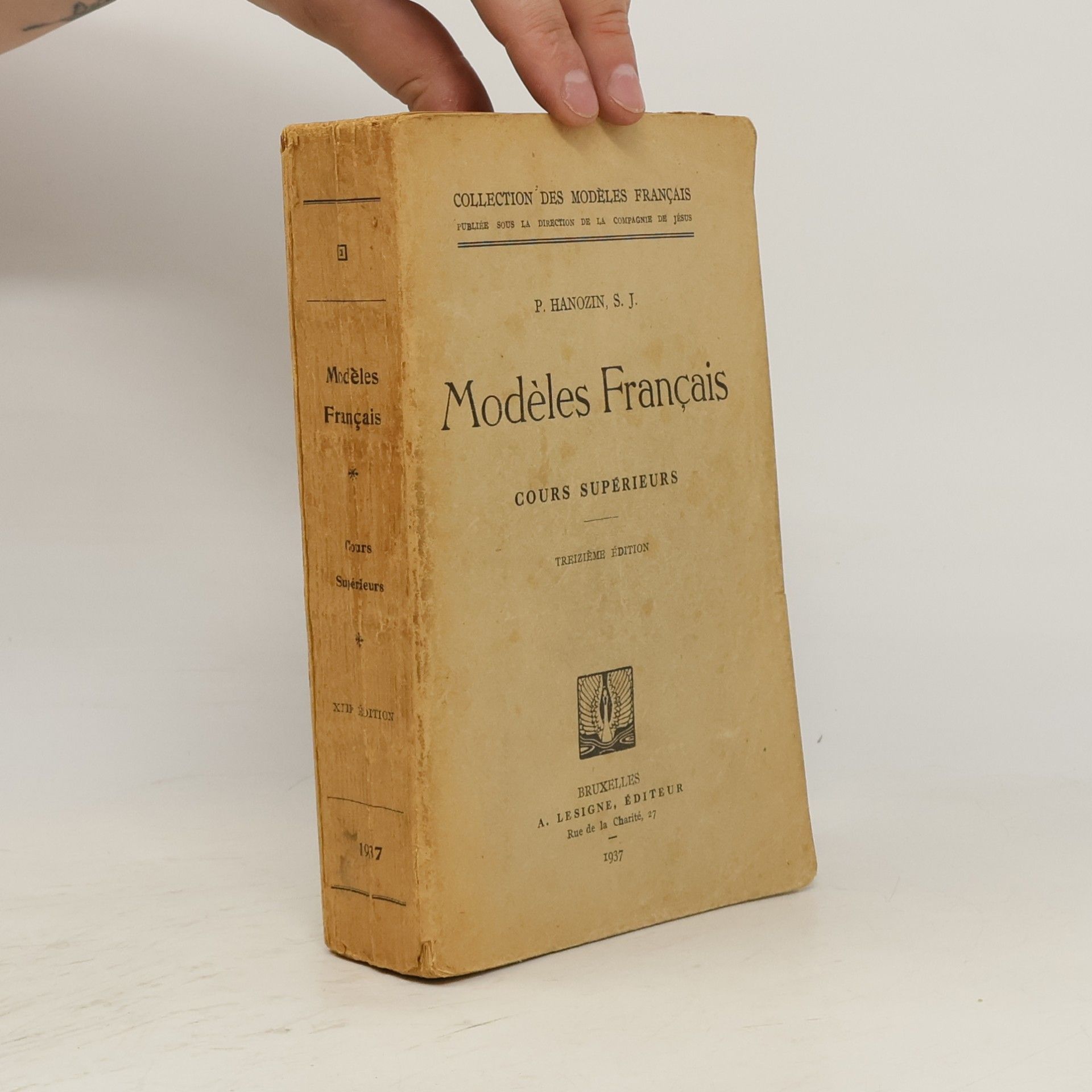 Père Paul Hanozin Modèles Français. Cours Supérieurs