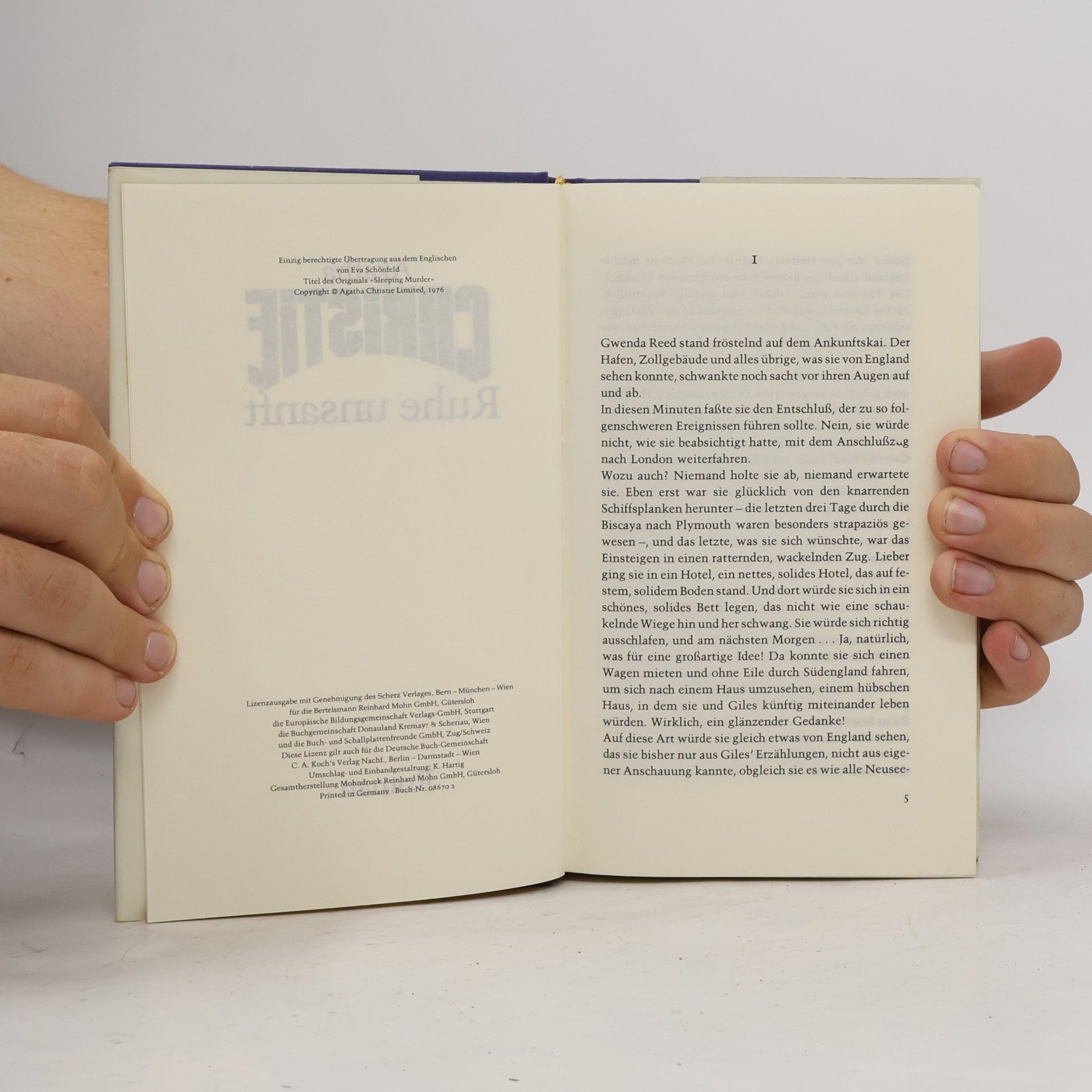 Agatha Christie Ruhe unsanft