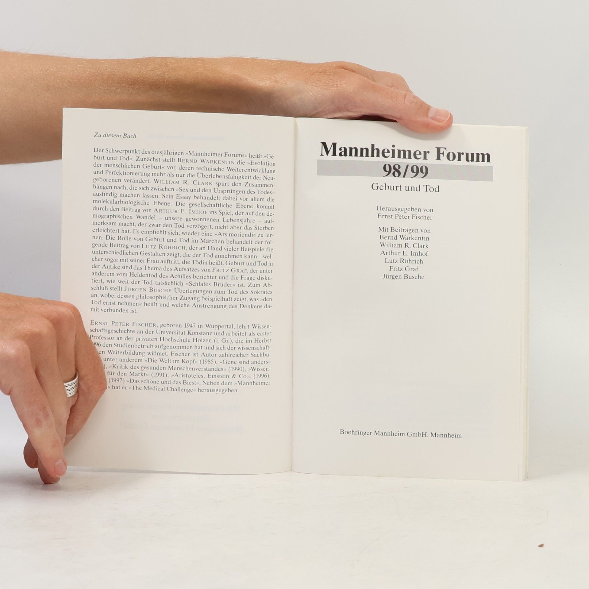 Autores varios Mannheimer Forum 98/99