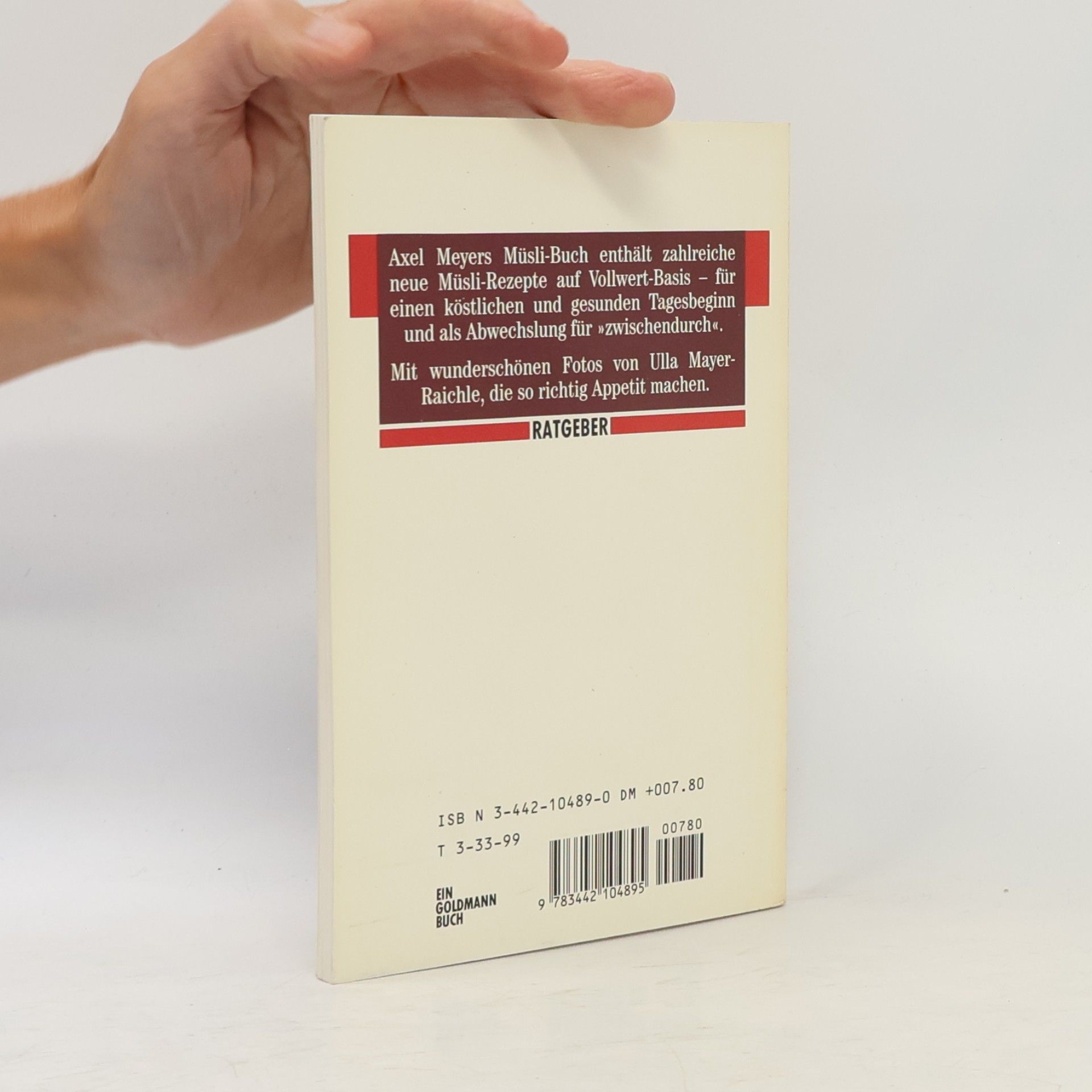 Axel Meyer Müsli-Buch