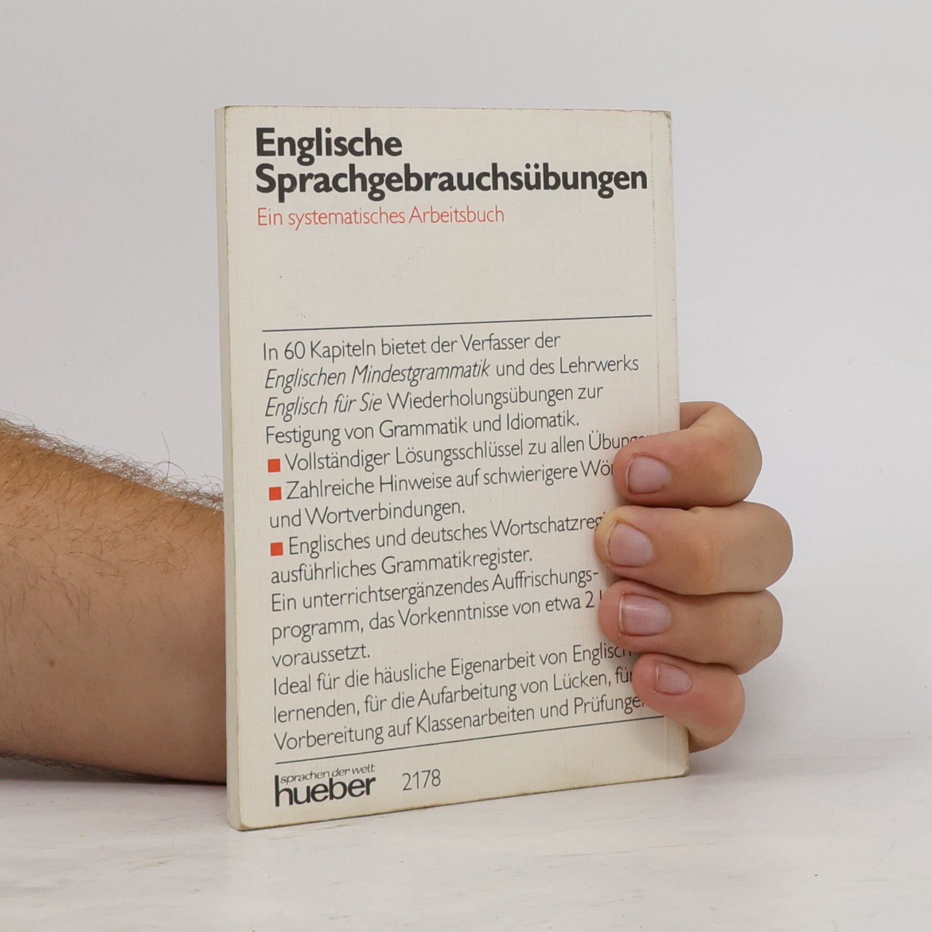 Marion Hoffmann-Weiß Englische Sprachgebrauchsübungen