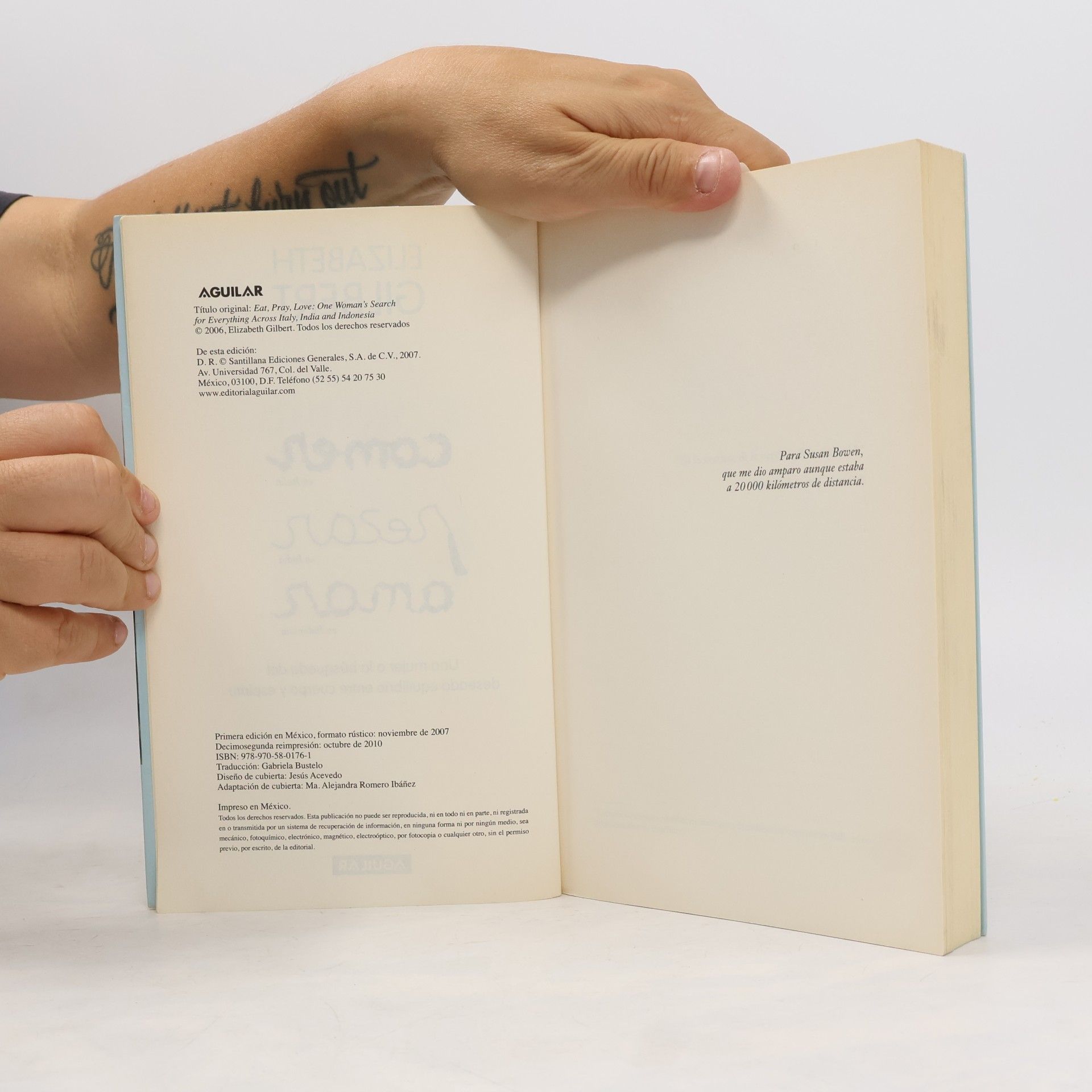 Elizabeth Gilbert Comer, rezar, amar - 7a edición