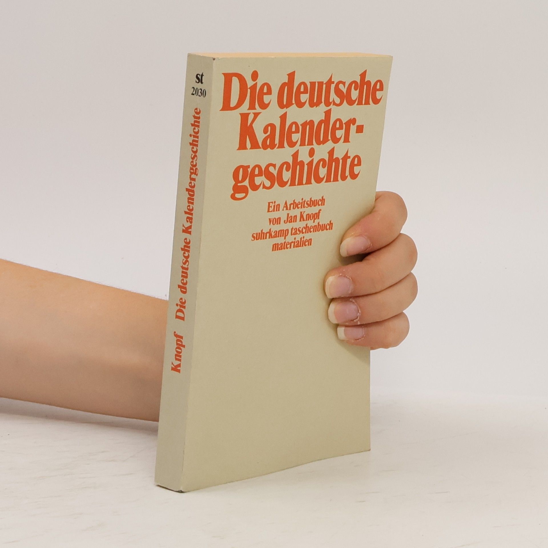 Jan Knopf Die deutsche Kalendergeschichte