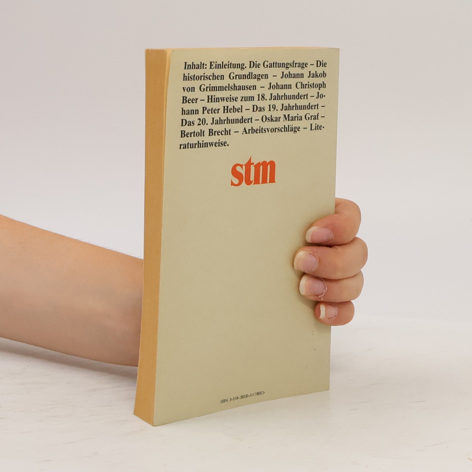 Jan Knopf Die deutsche Kalendergeschichte