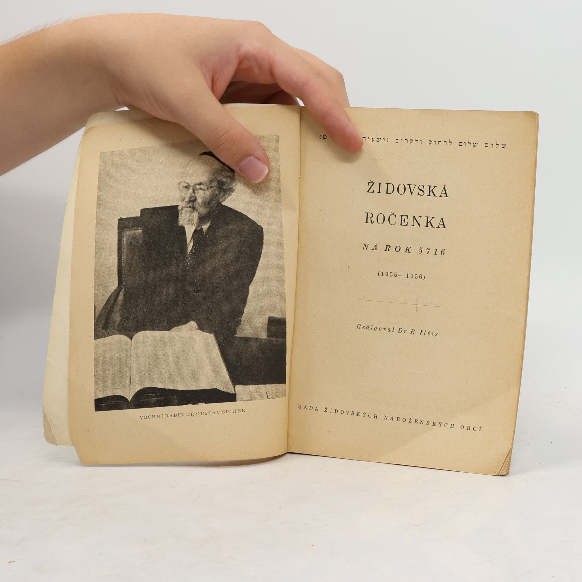 Rudolf Iltis Židovská ročenka 1955-1956