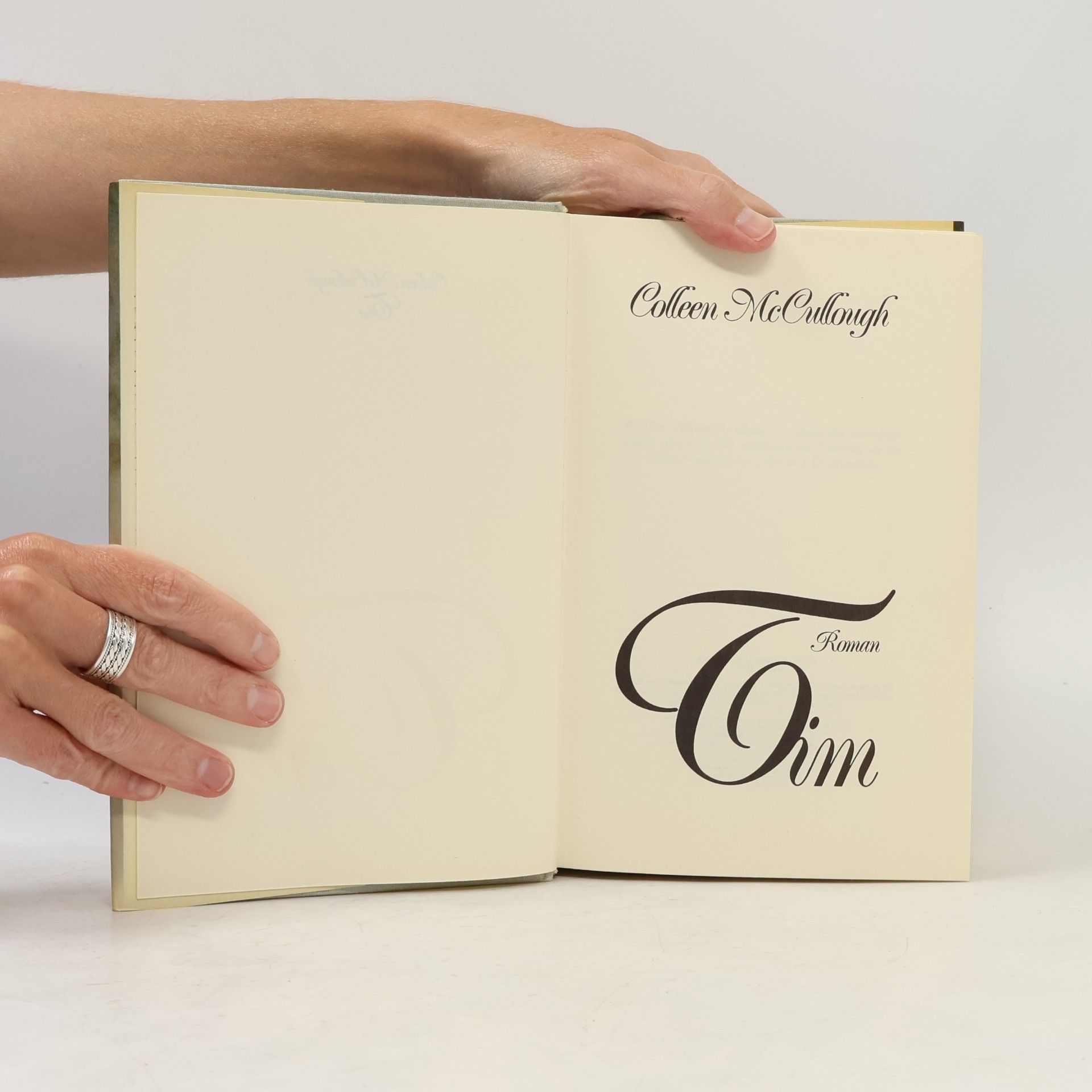 Colleen McCullough Tim