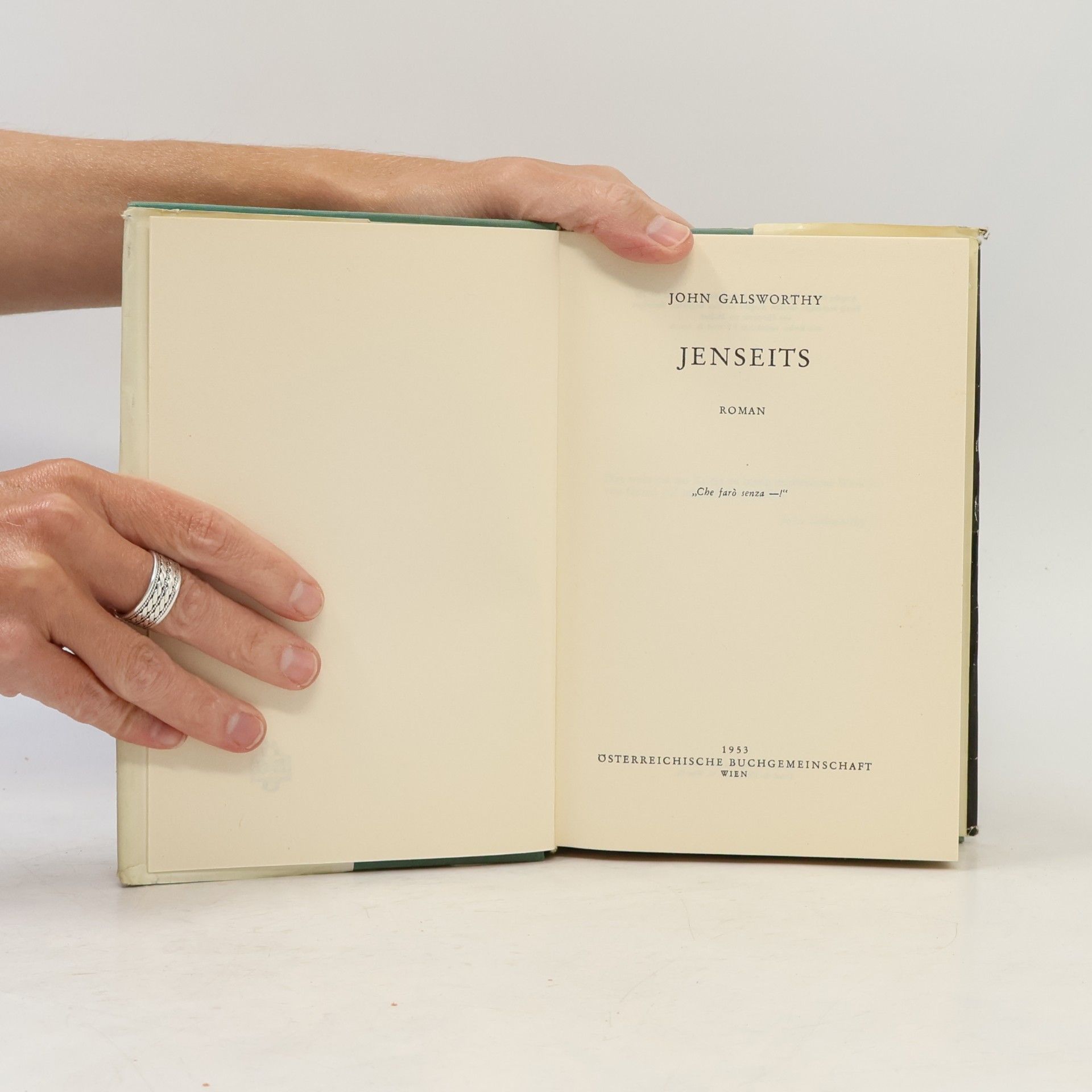 John Galsworthy Tenseits