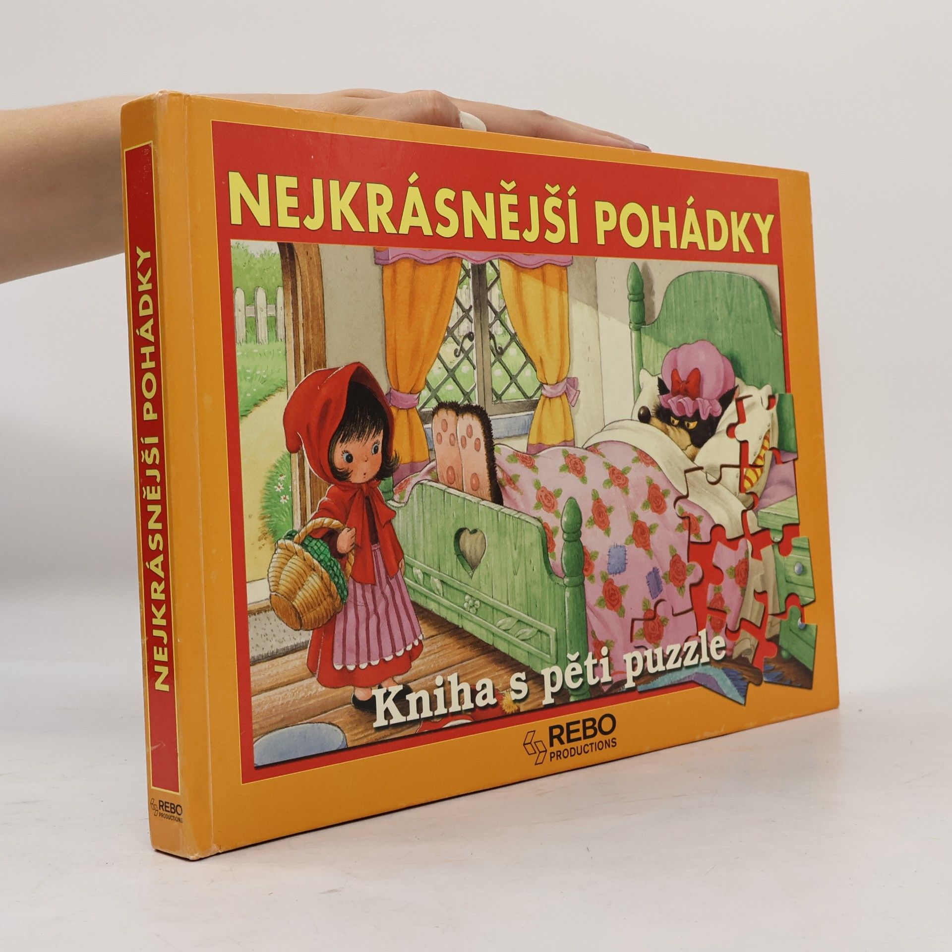 Tony Hutchings Nejkrásnejší pohádky: Kniha s pěti puzzle