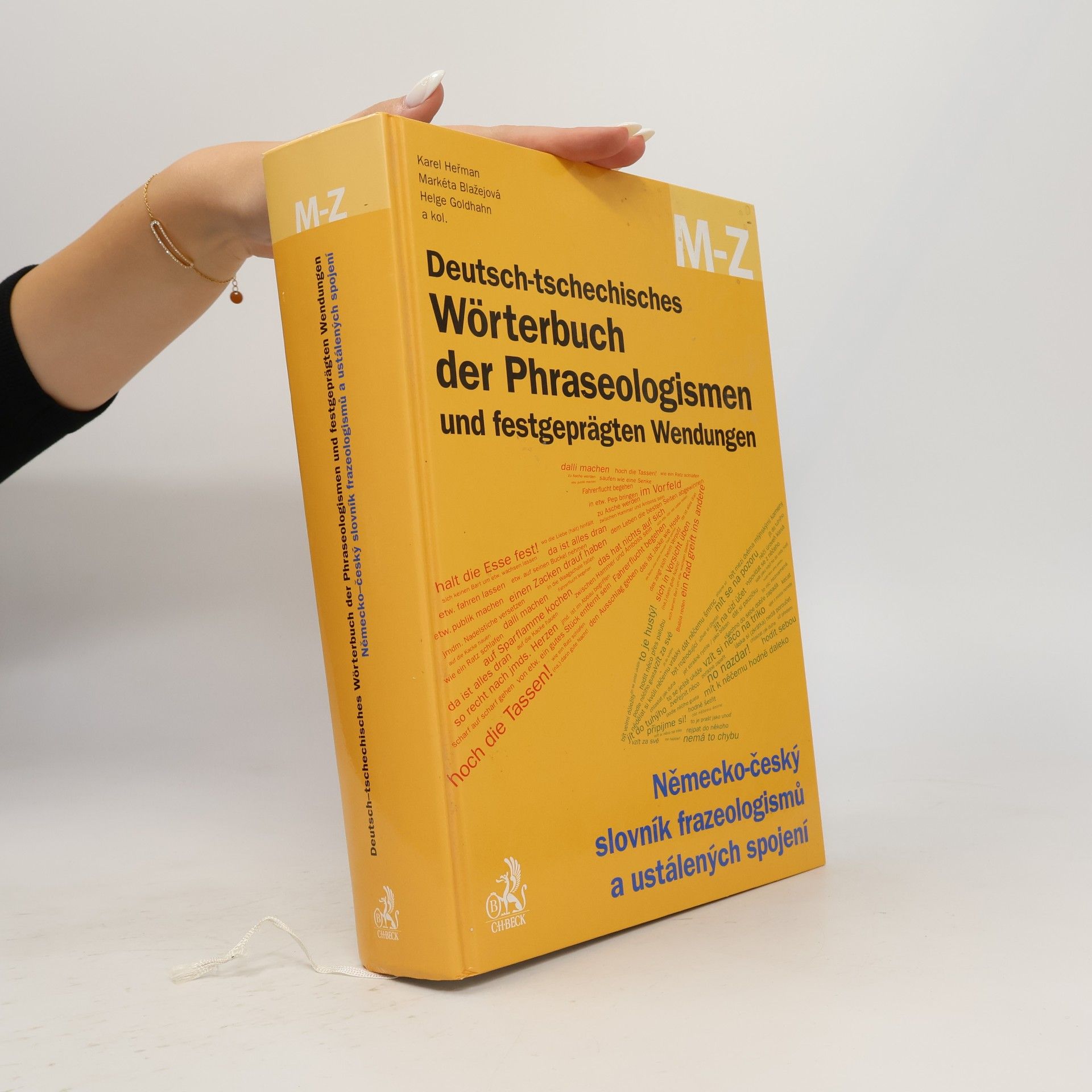 Herman Karel Německo-český slovník frazeologismů a ustálených spojení. M-Z = Deutsch-tschechisches Wörterbuch der Phraseologismen und festgeprägten Wendungen. M-Z, neuveden