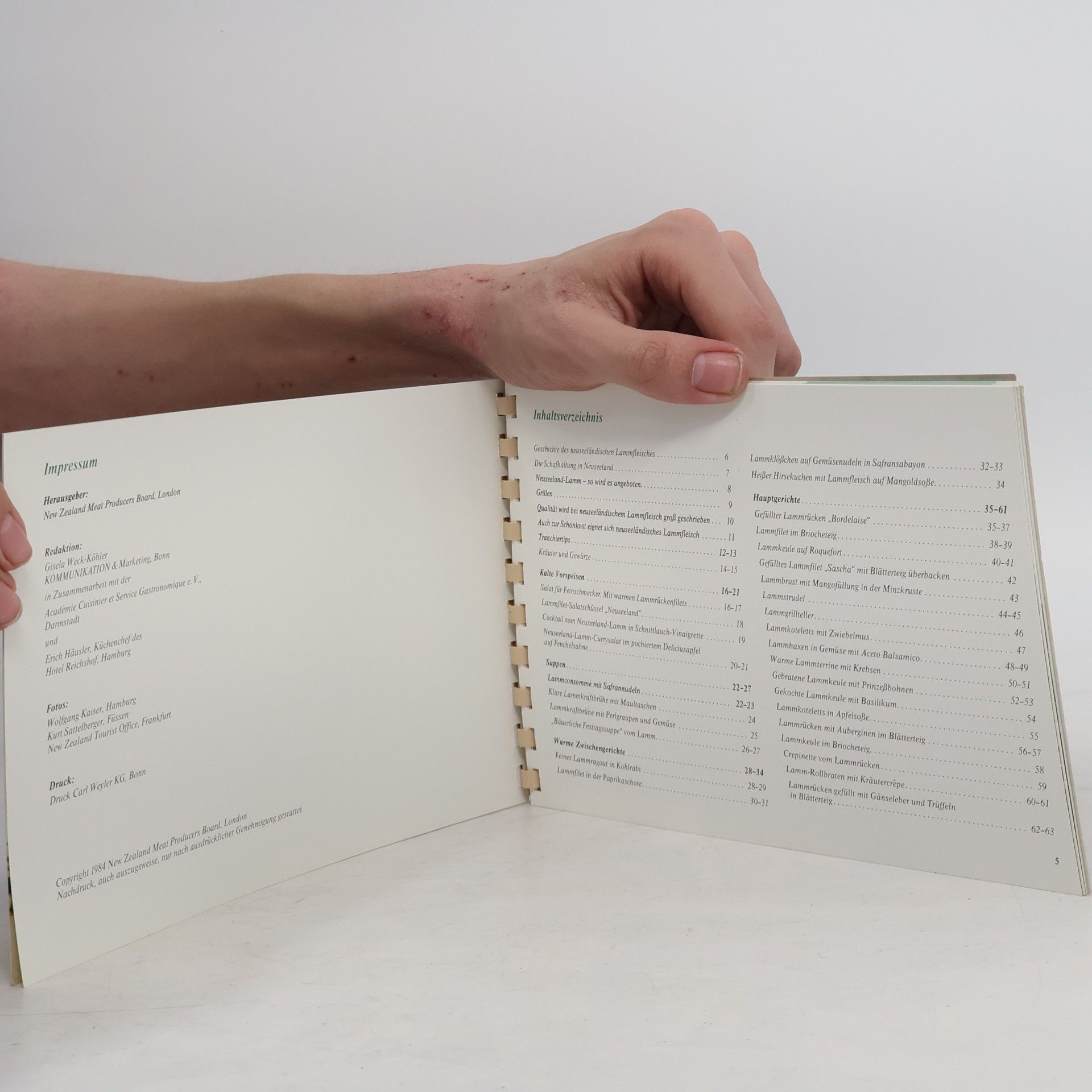 kolektiv Lamm-Kochbuch für die Gastronomie