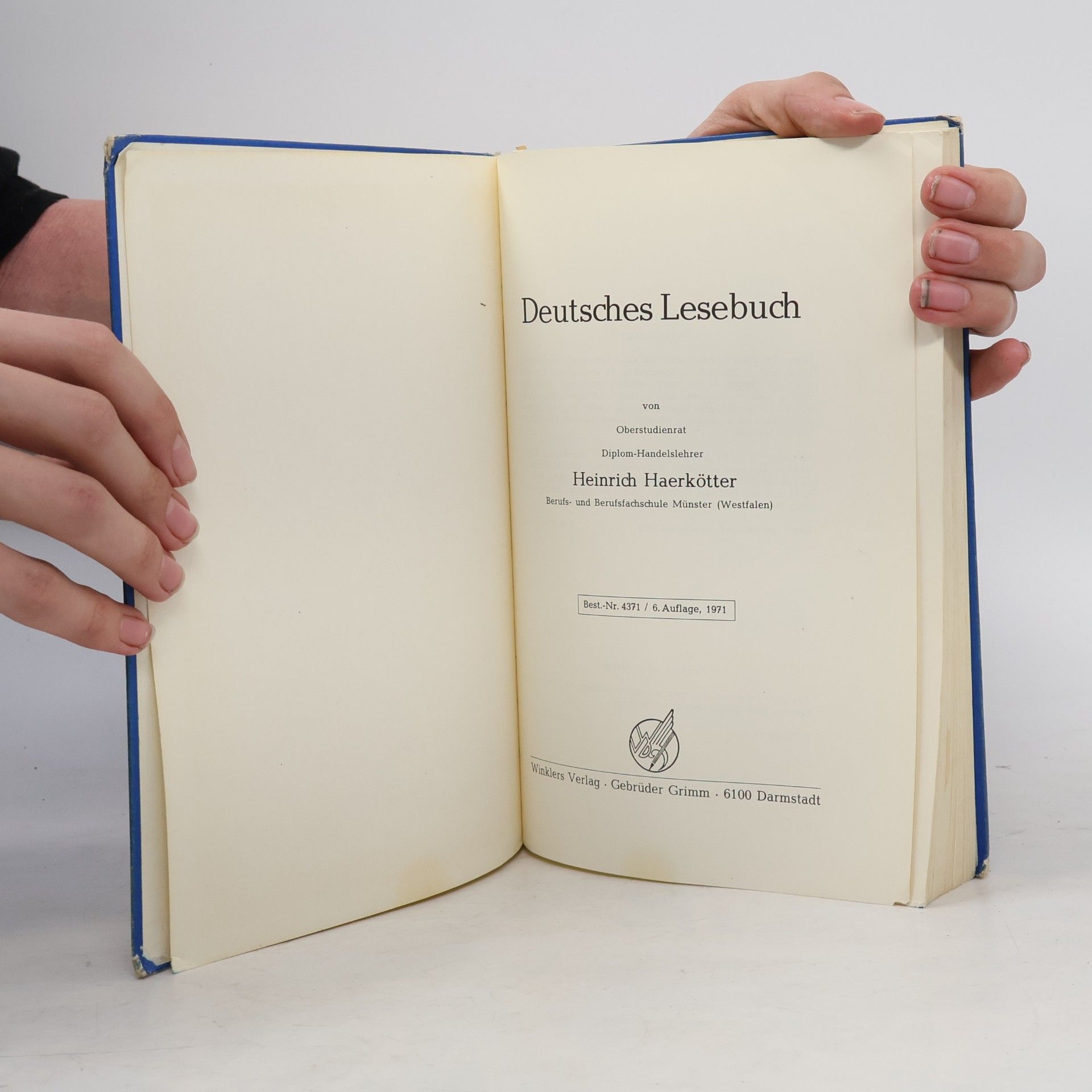 Heinrich Haerkötter Deutsches Lesebuch 1