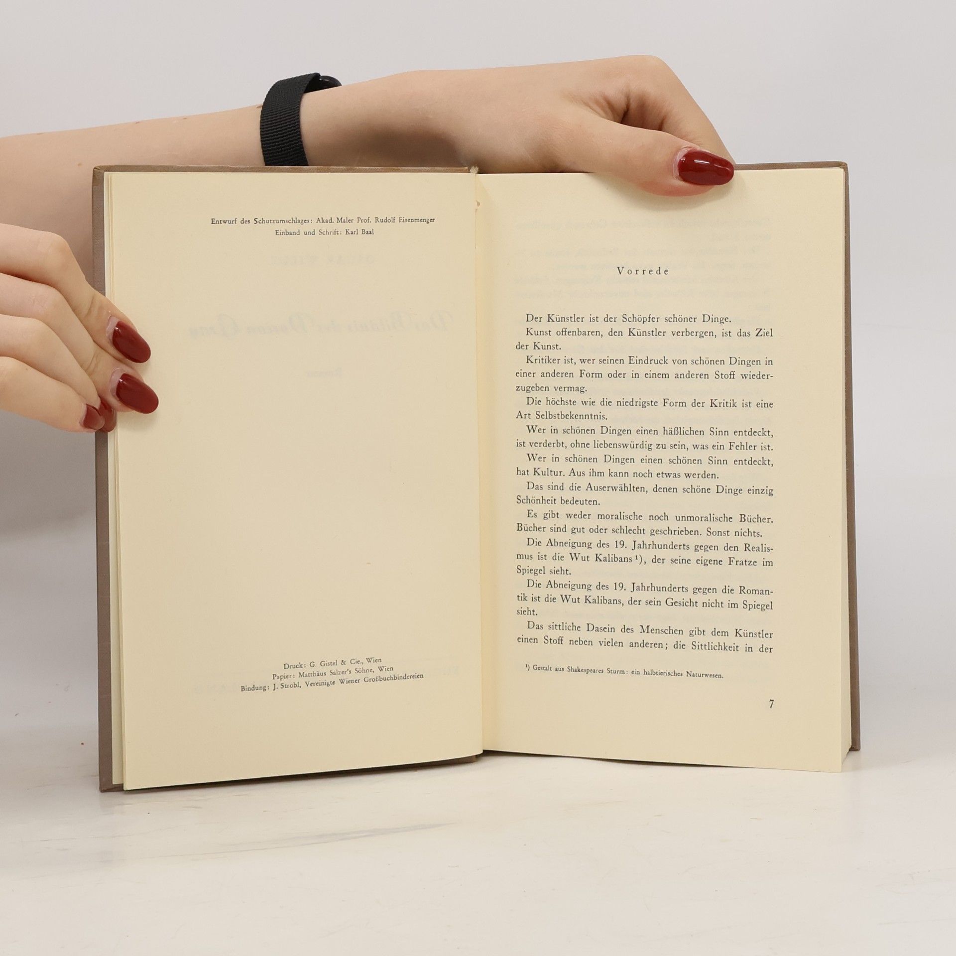 Oscar Wilde Das Bildnis des Dorian Gray
