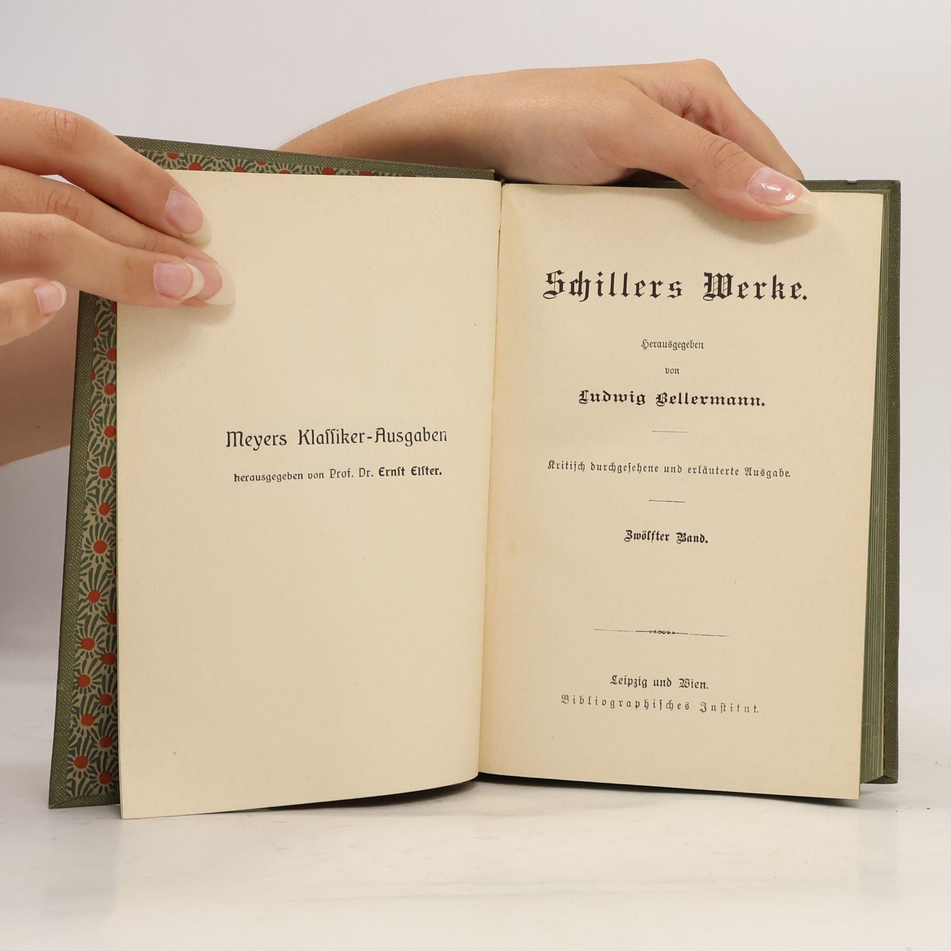 Friedrich Schiller Schillers Werke 12