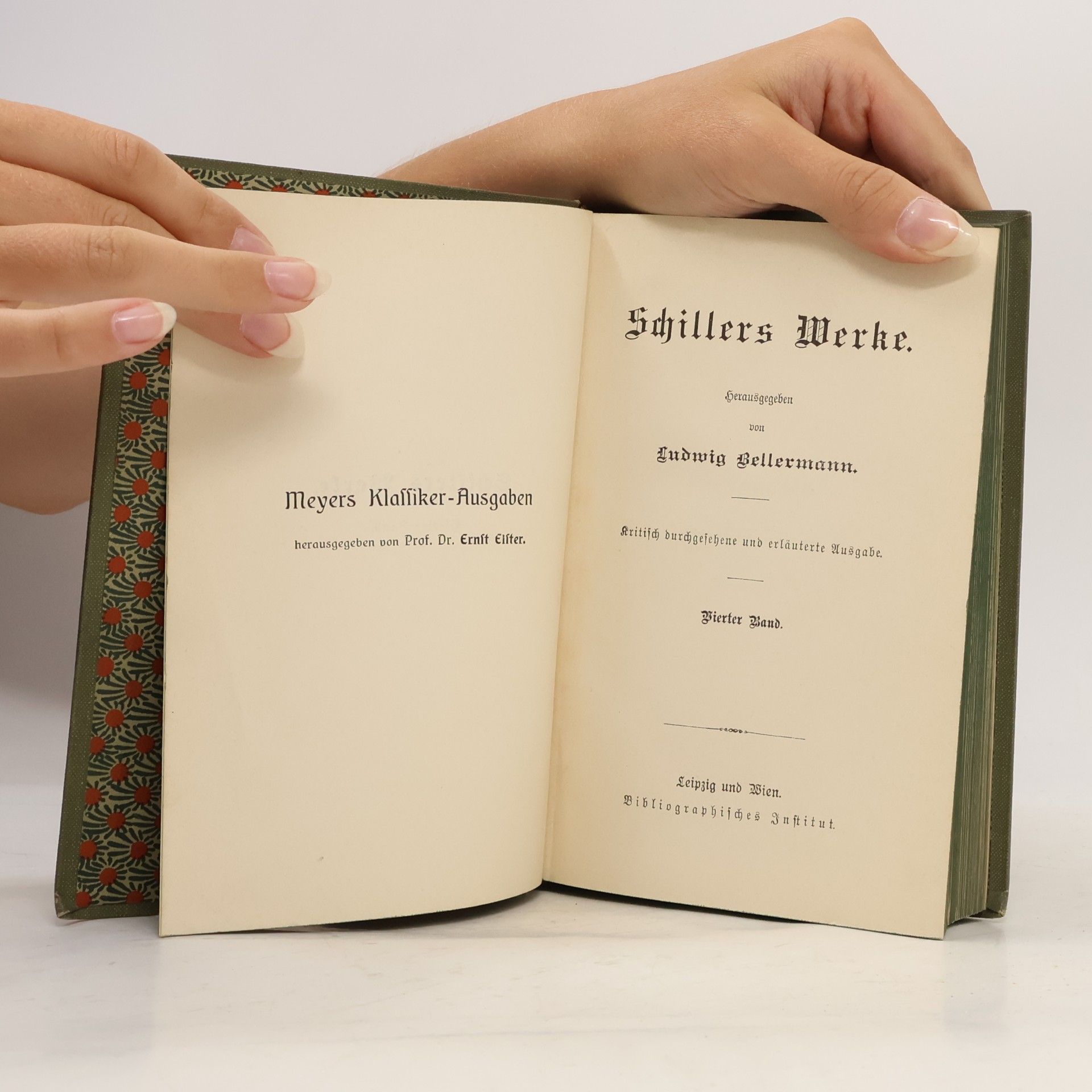 Ludwig Bellermann Schillers Werke 4