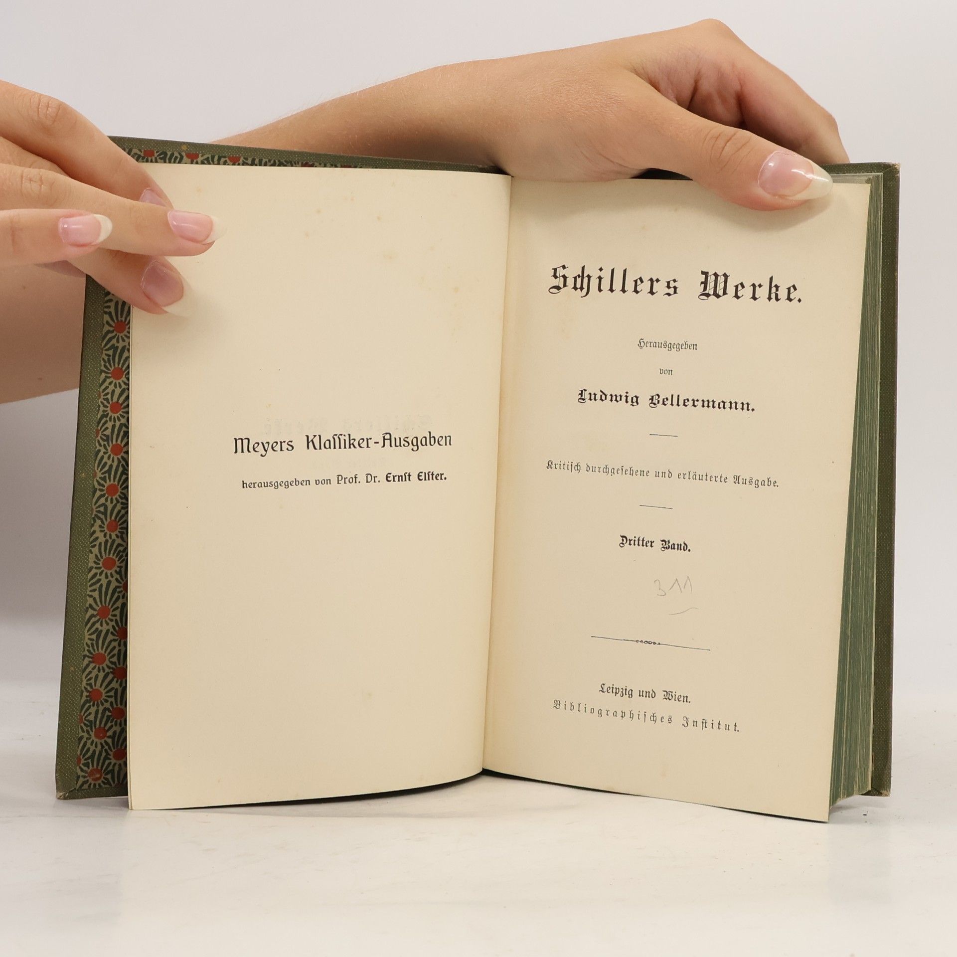 Friedrich Schiller Schillers Werke. 3. Band