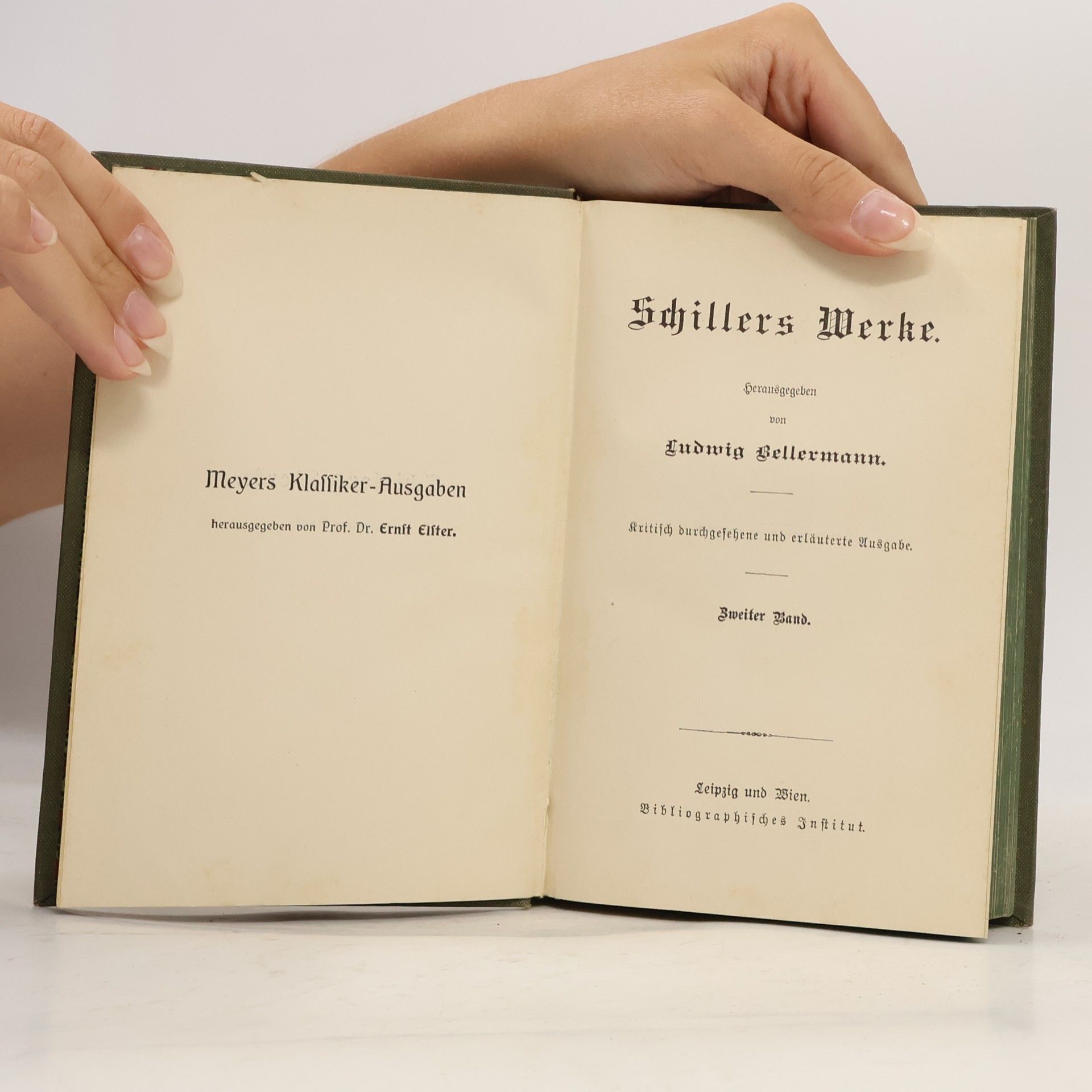 Ludwig Bellermann Schillers Werke 2