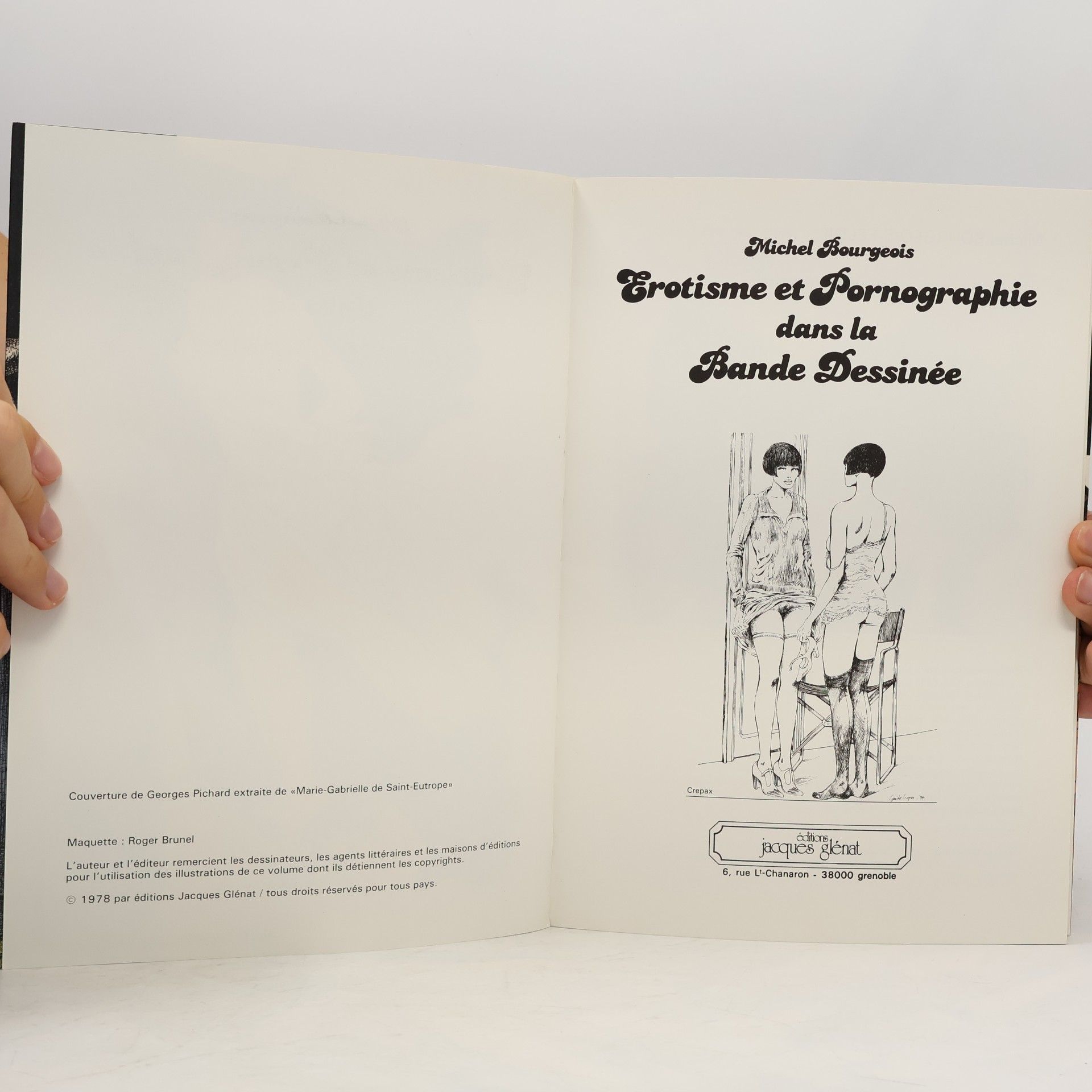 Michel Bourgeois Erotisme er Pornographie dans la Bande Dessinée