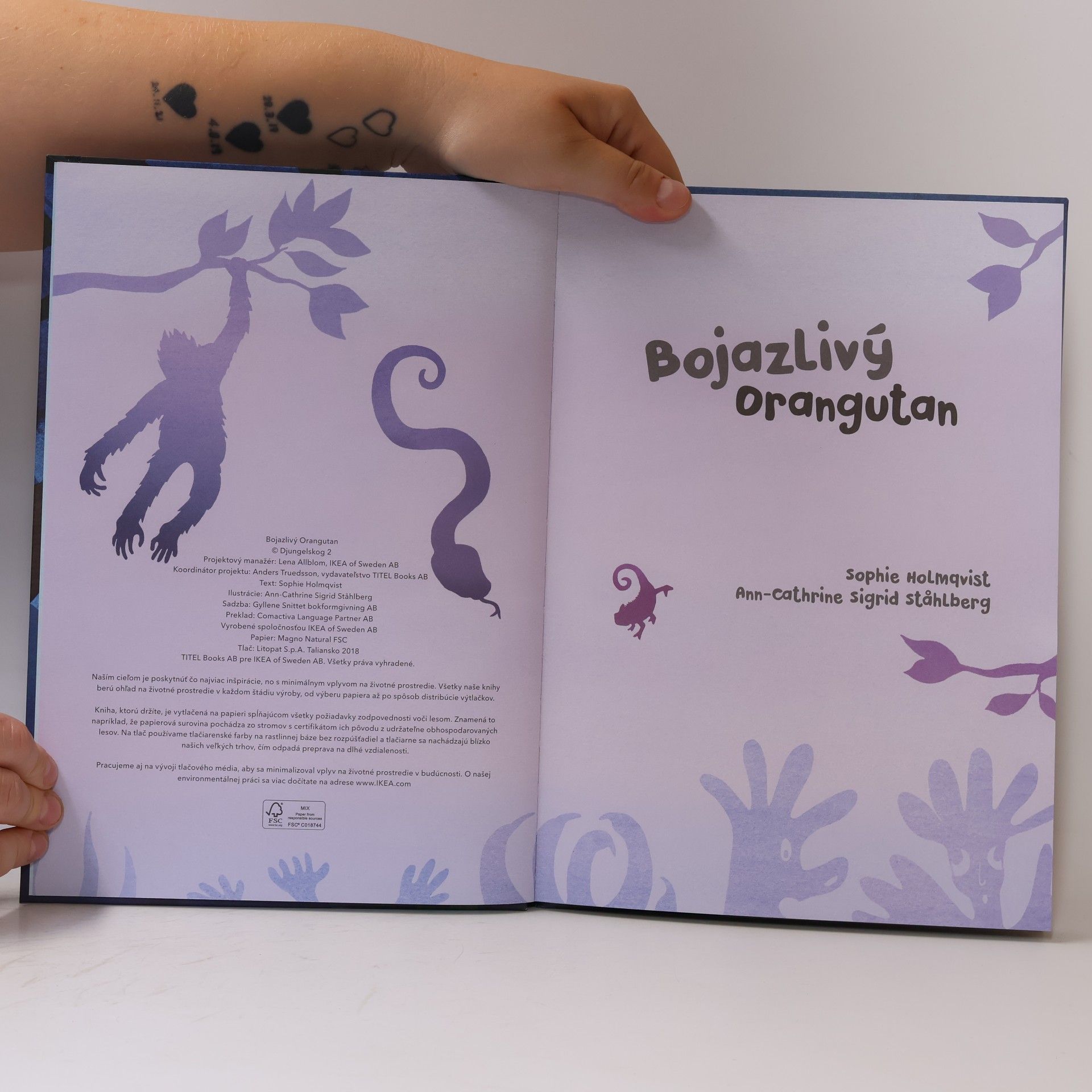 Sophie Holmqvist Bojazlivý orangutan