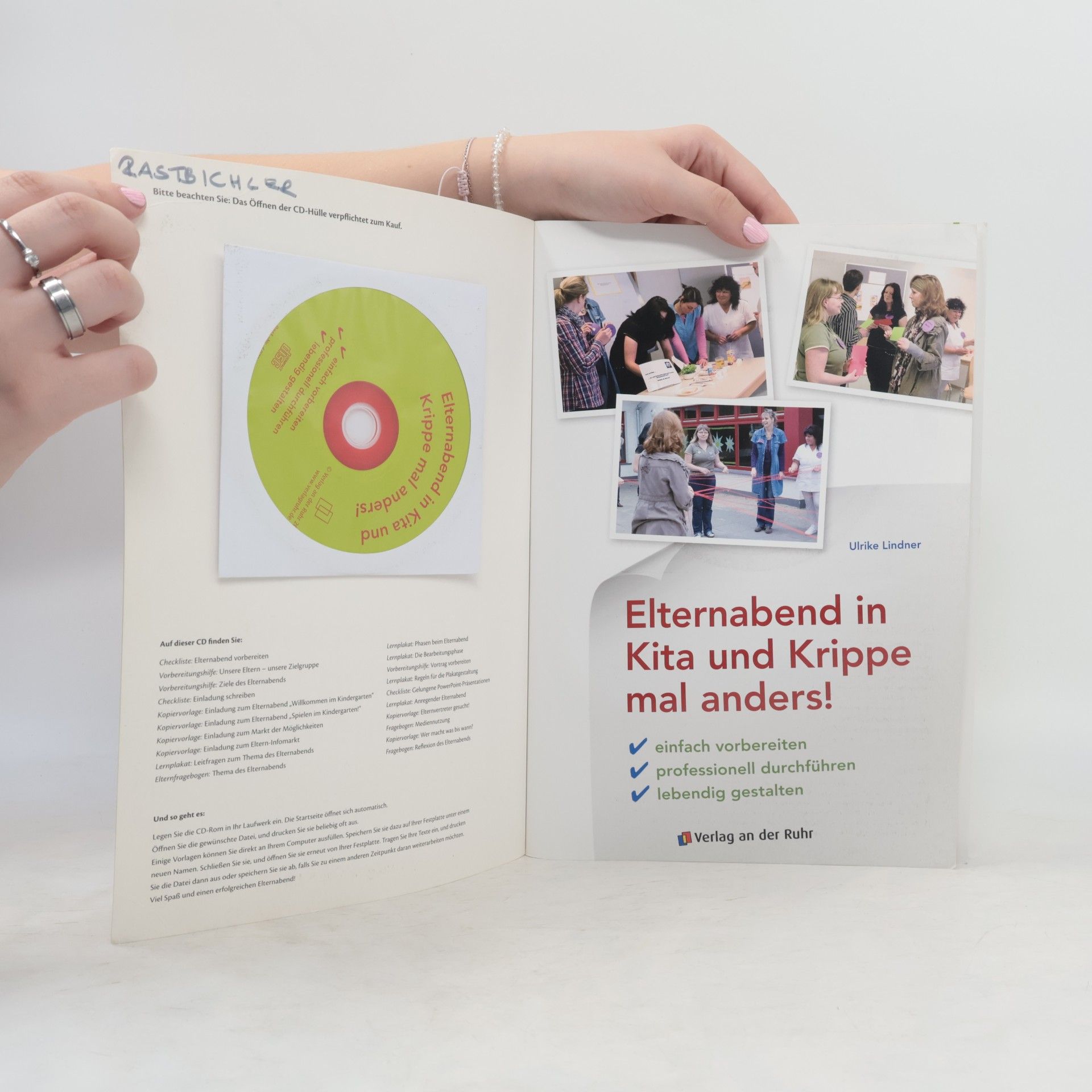 Ulrike Lindner Elternabend in Kita und Krippe mal anders!