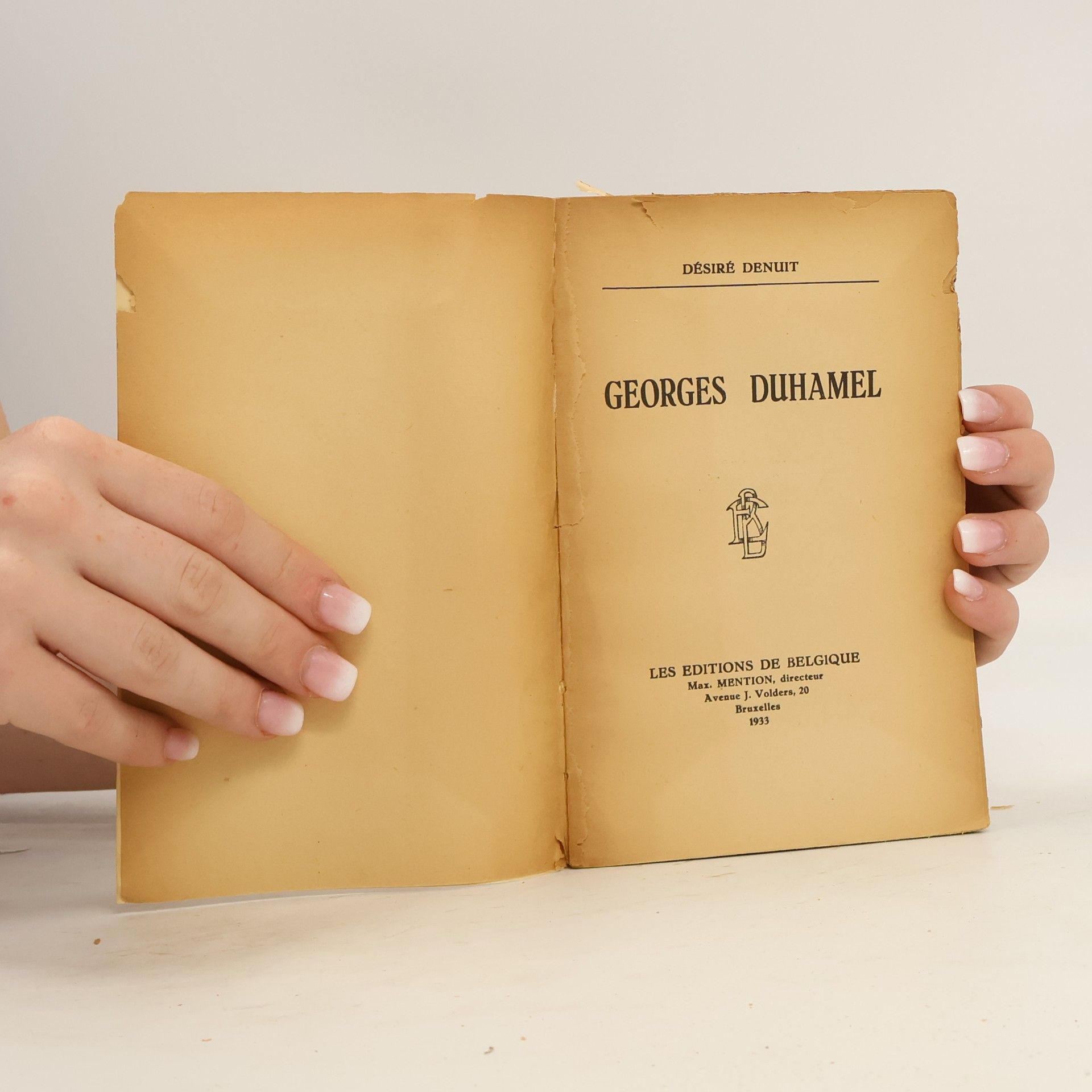 Désiré Denuit Georges Duhamel