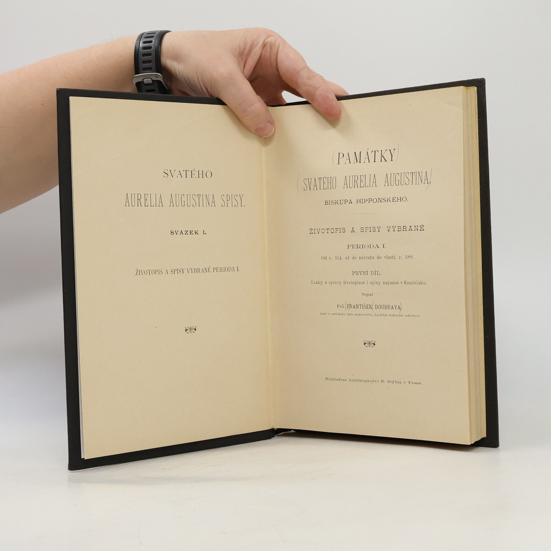 Augustinus Památky svatého Aurelia Augustina, biskupa hipponského 1
