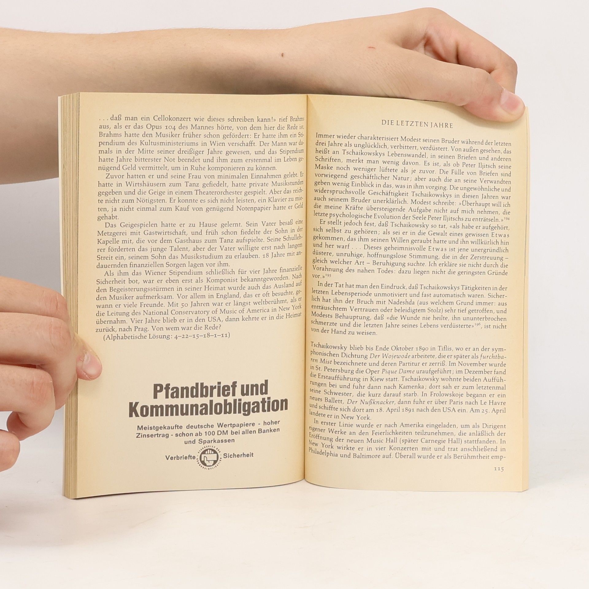Everett Helm Peter I. Tschaikowsky in Selbstzeugnissen und Bilddokumenten